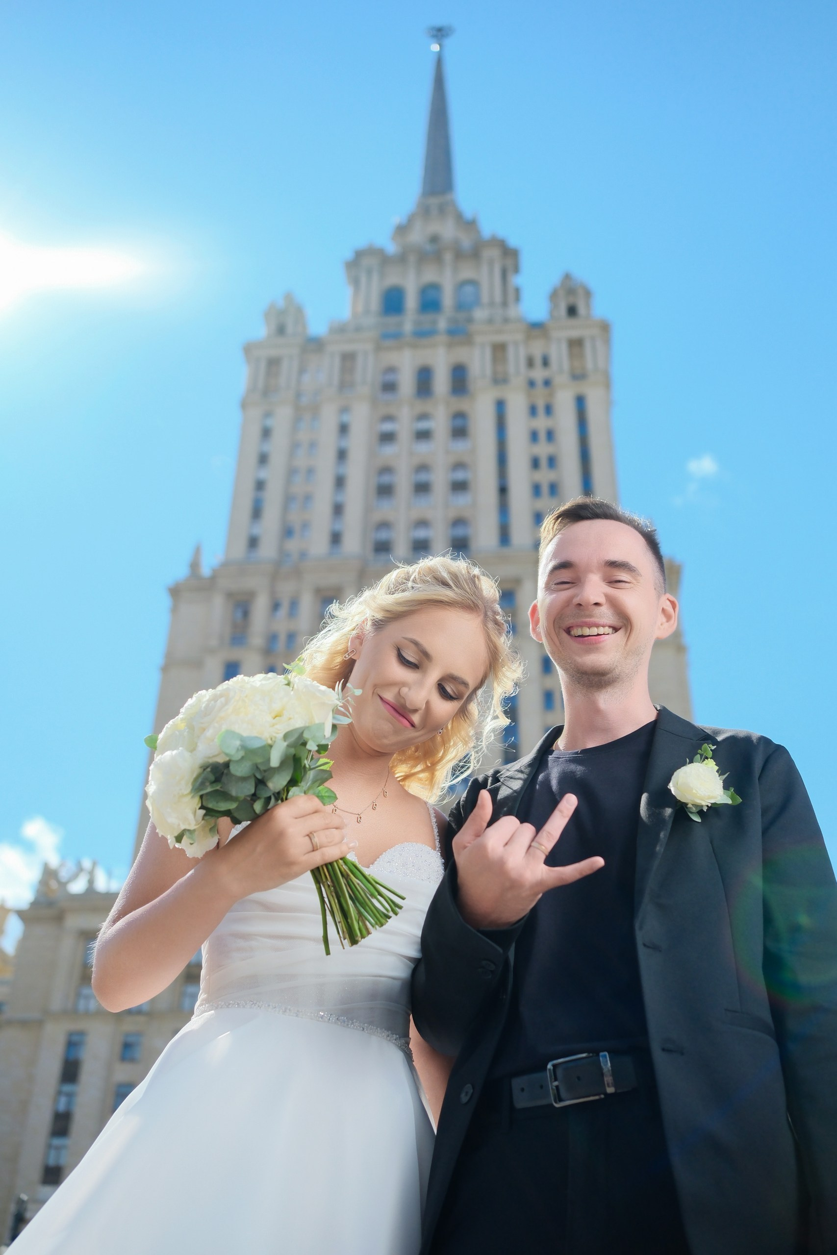 фотосессия жениха и невесты на прогулке