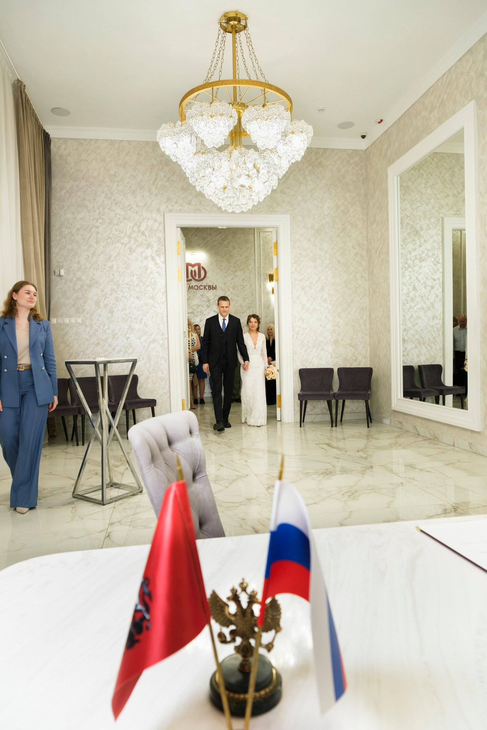 репортажная съемка регистрации брака Москва