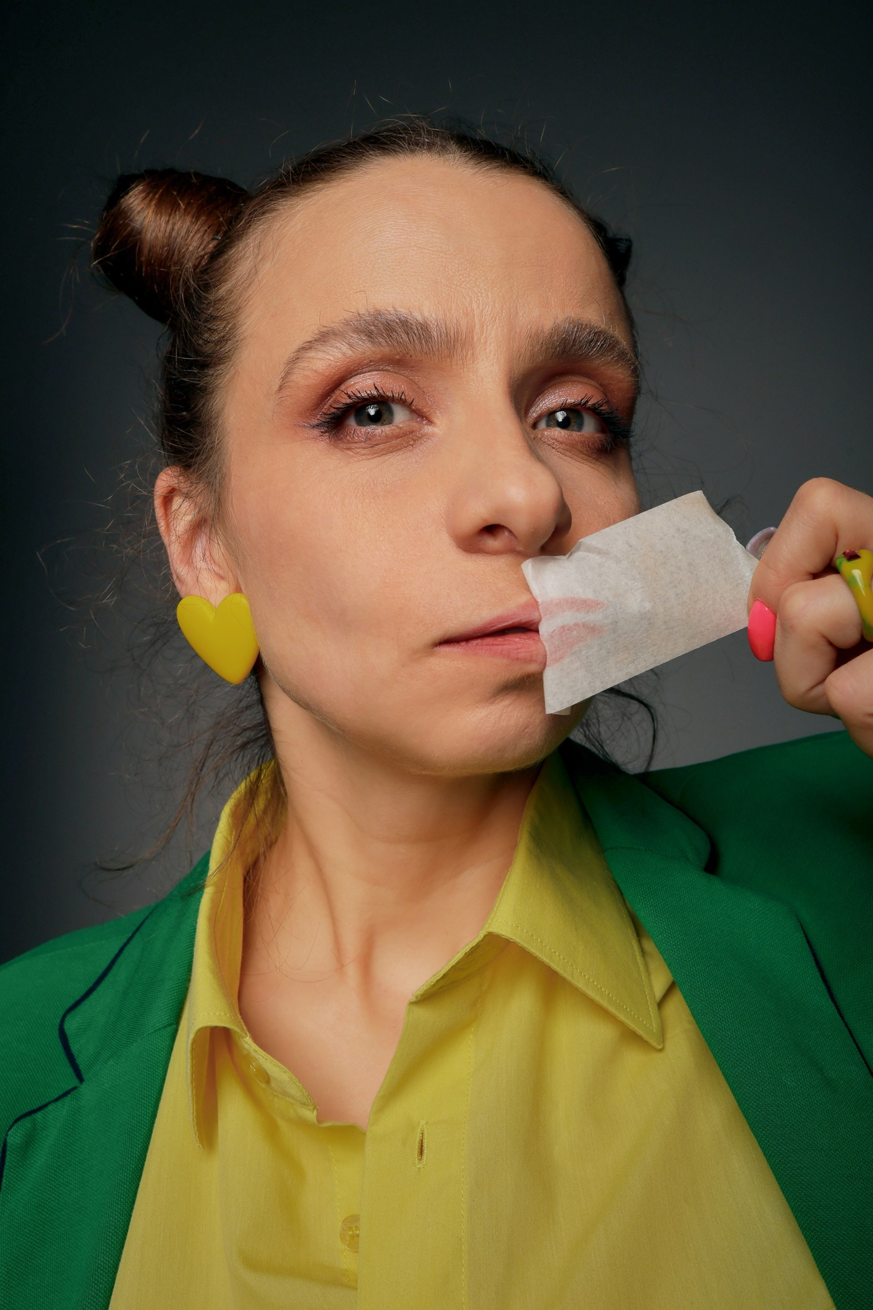 Фотосессия в студии для ведущей