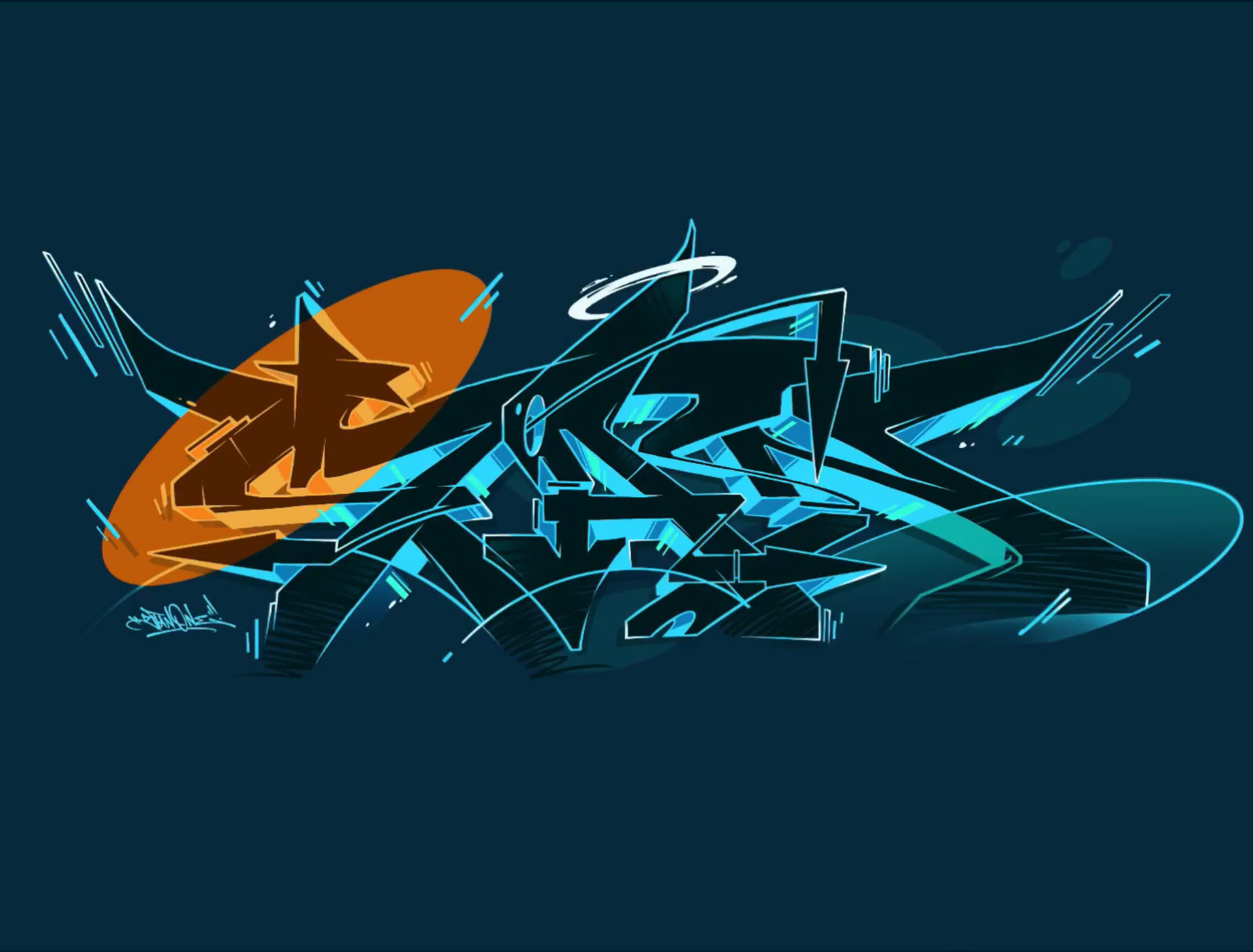 Graffiti. Alexander Stan Shimanov