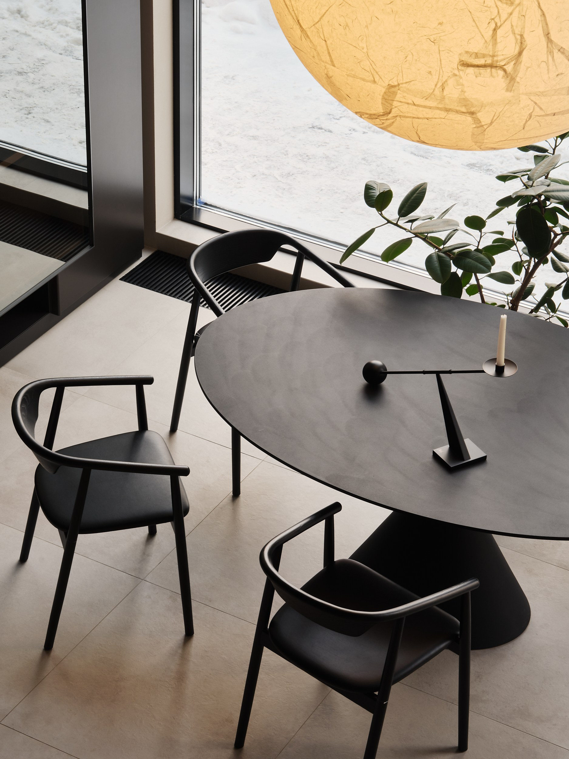 MANU Interior showroom in Saratov Russia designed by QUADRUM STUDIO