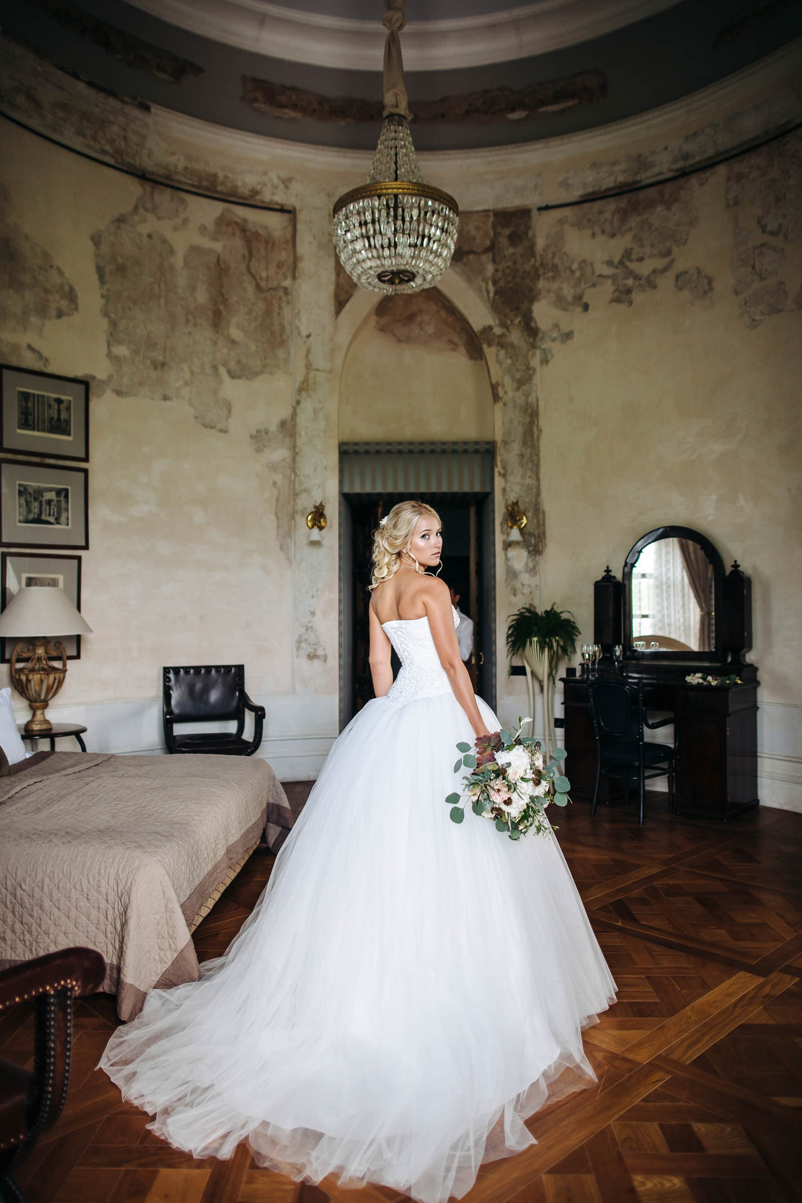 Стильная свадьба в крепости БИП. Свадебный фотограф в Санкт-Петербурге и Москве Андрей Нестеров