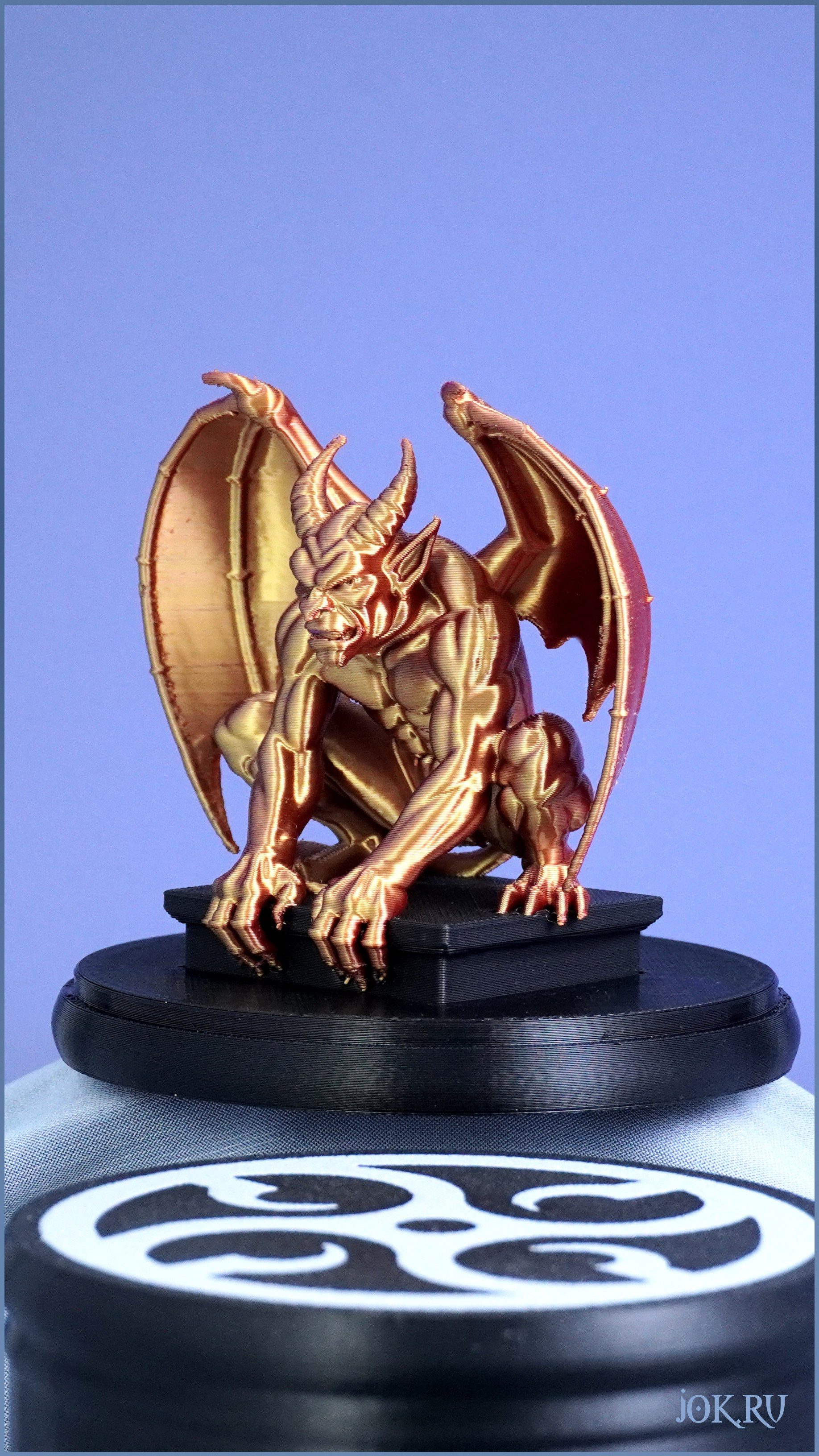 Фигурка фантастического существа, изготовленная методом FDM‑печати.