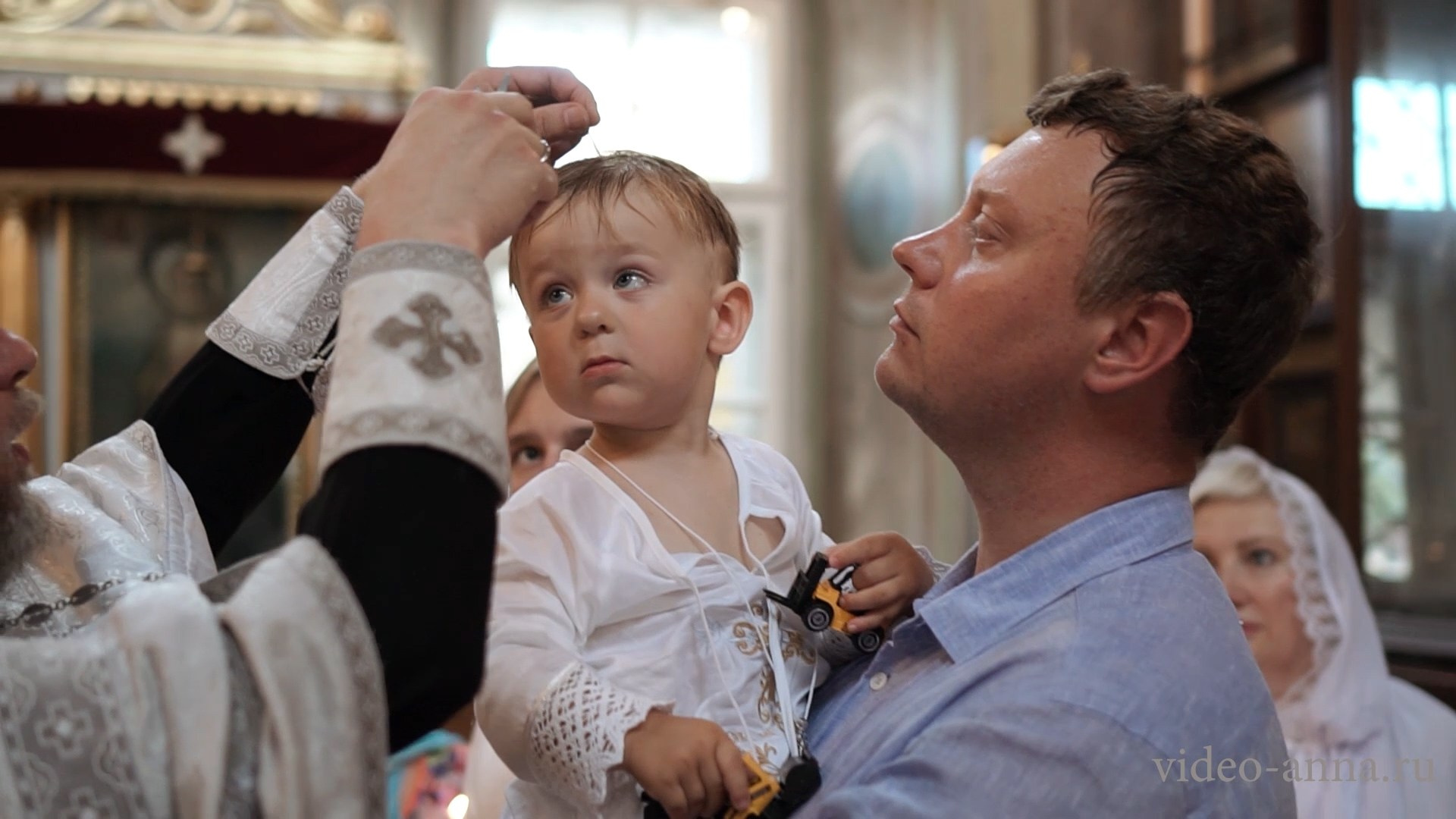 Видеосъёмка крещения в Москве