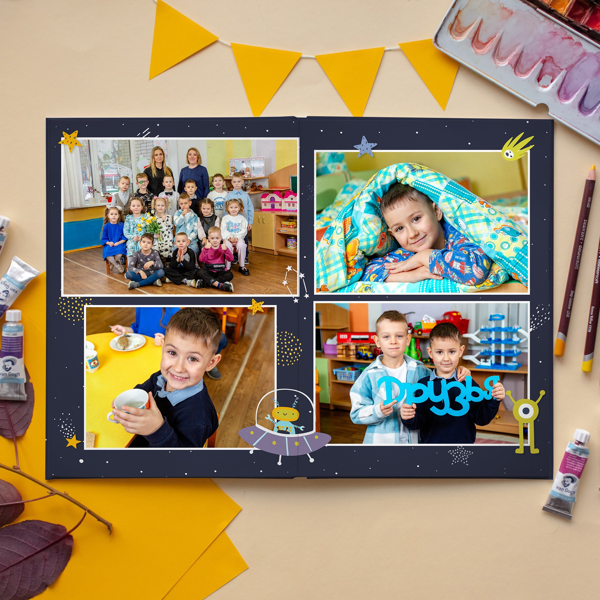 Альбомы для детского сада. Выпускные альбомы в Минске, фотоальбом в школу и детский сад