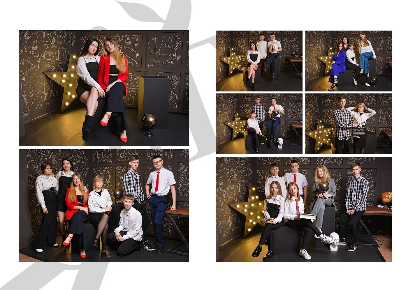 Выпускной альбом на 4 разворота. Выпускные альбомы в городе Саров