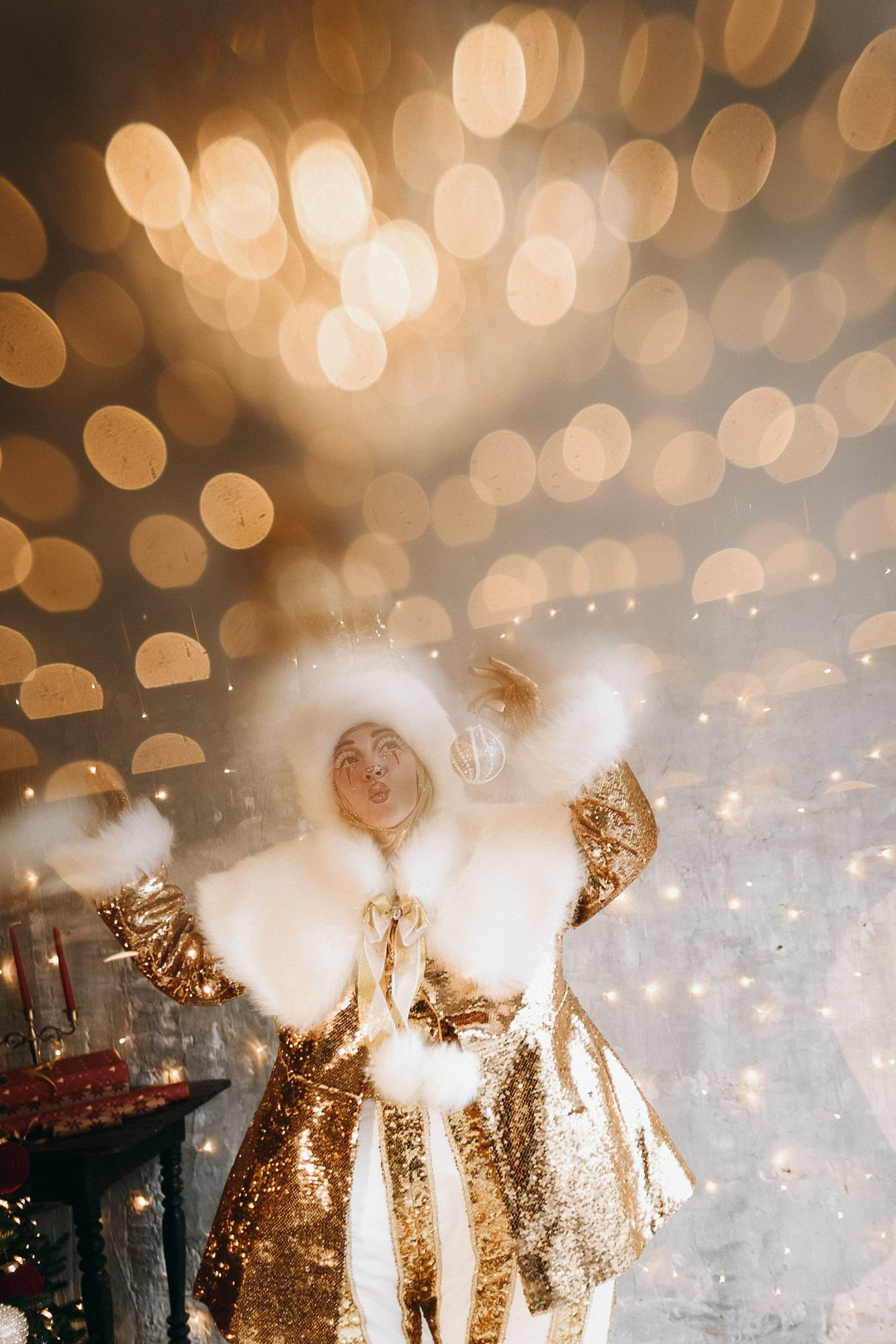 Новогодняя креативная фотосессия в Тюмени | Фотограф Дарья Мустафина. Портретный фотограф Тюмень Дарья Мустафина