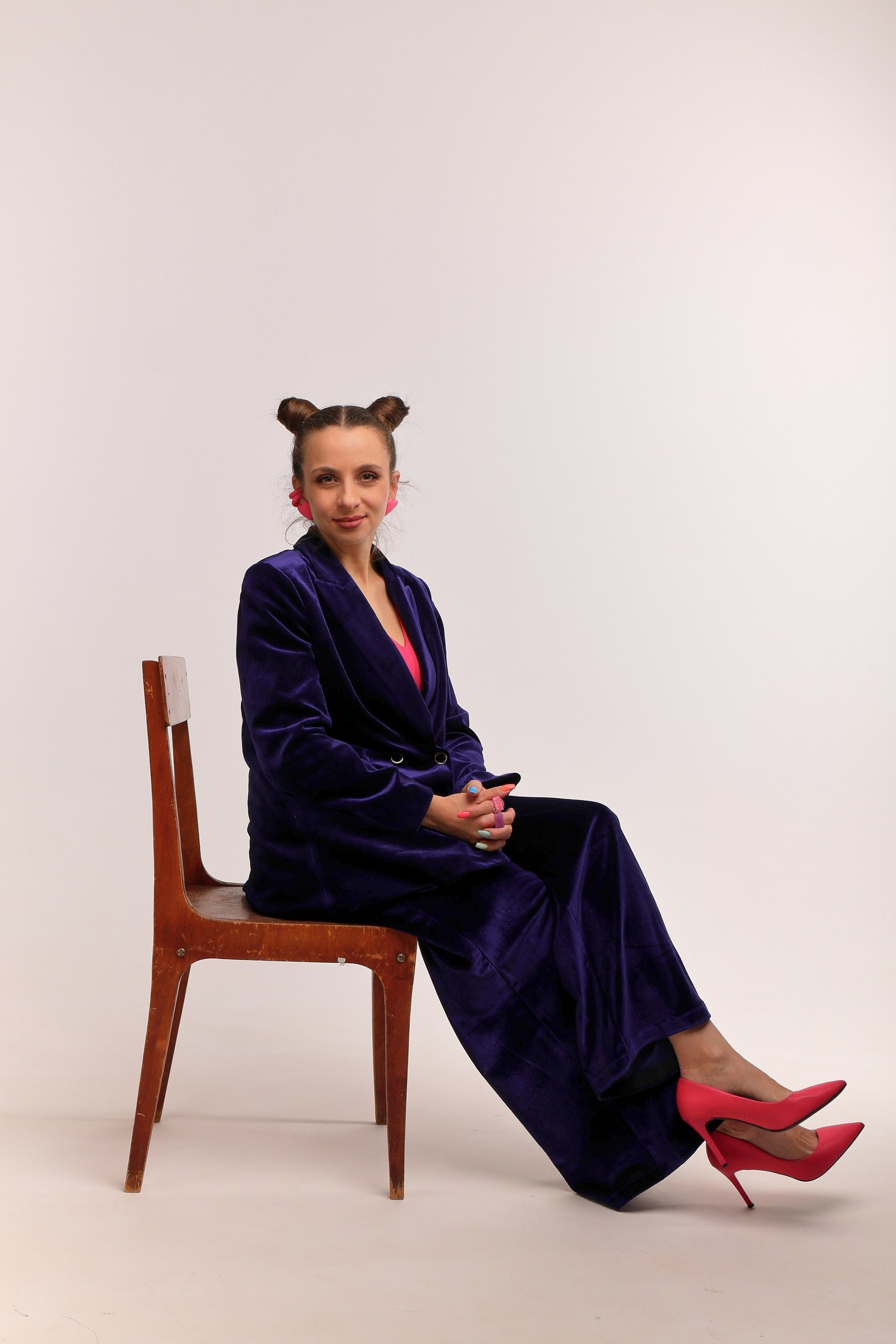 Фотосессия в студии для ведущей