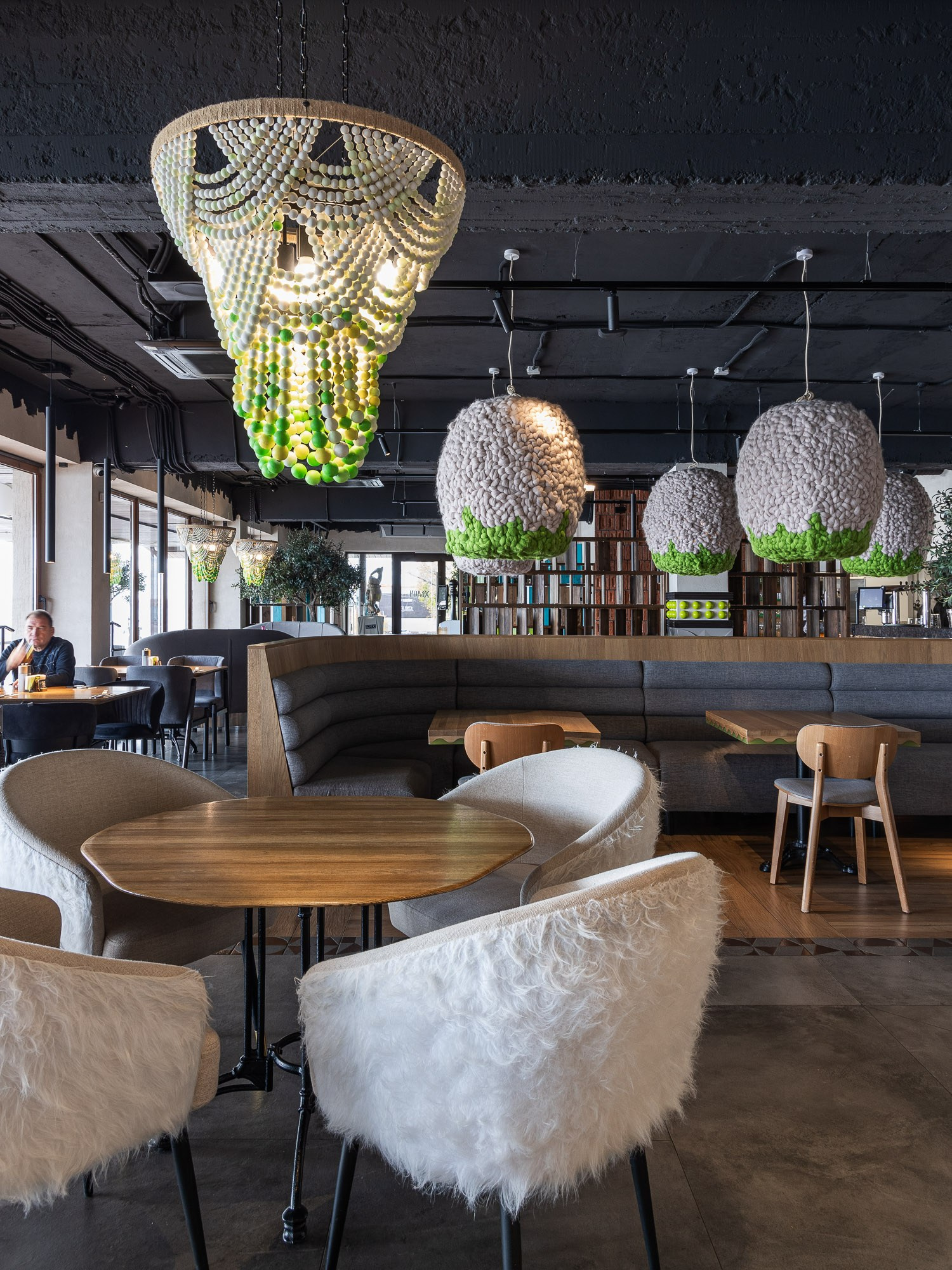HVANCH restaurant in Saratov Russia designed by QUADRUM STUDIO
