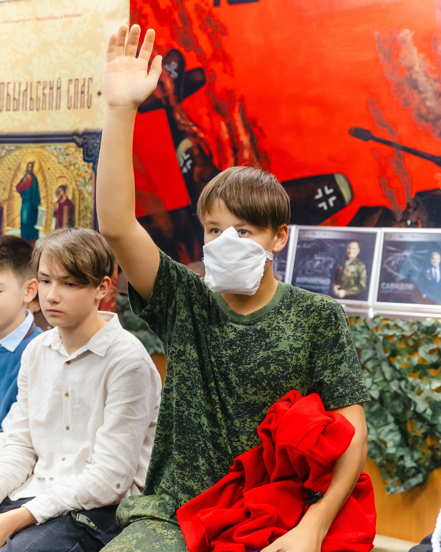 Урок мужества в ГБОУ Школа 956 города Москвы. Фото и видео проект о героях ВОВ, Чернобыльцах, Афганцах