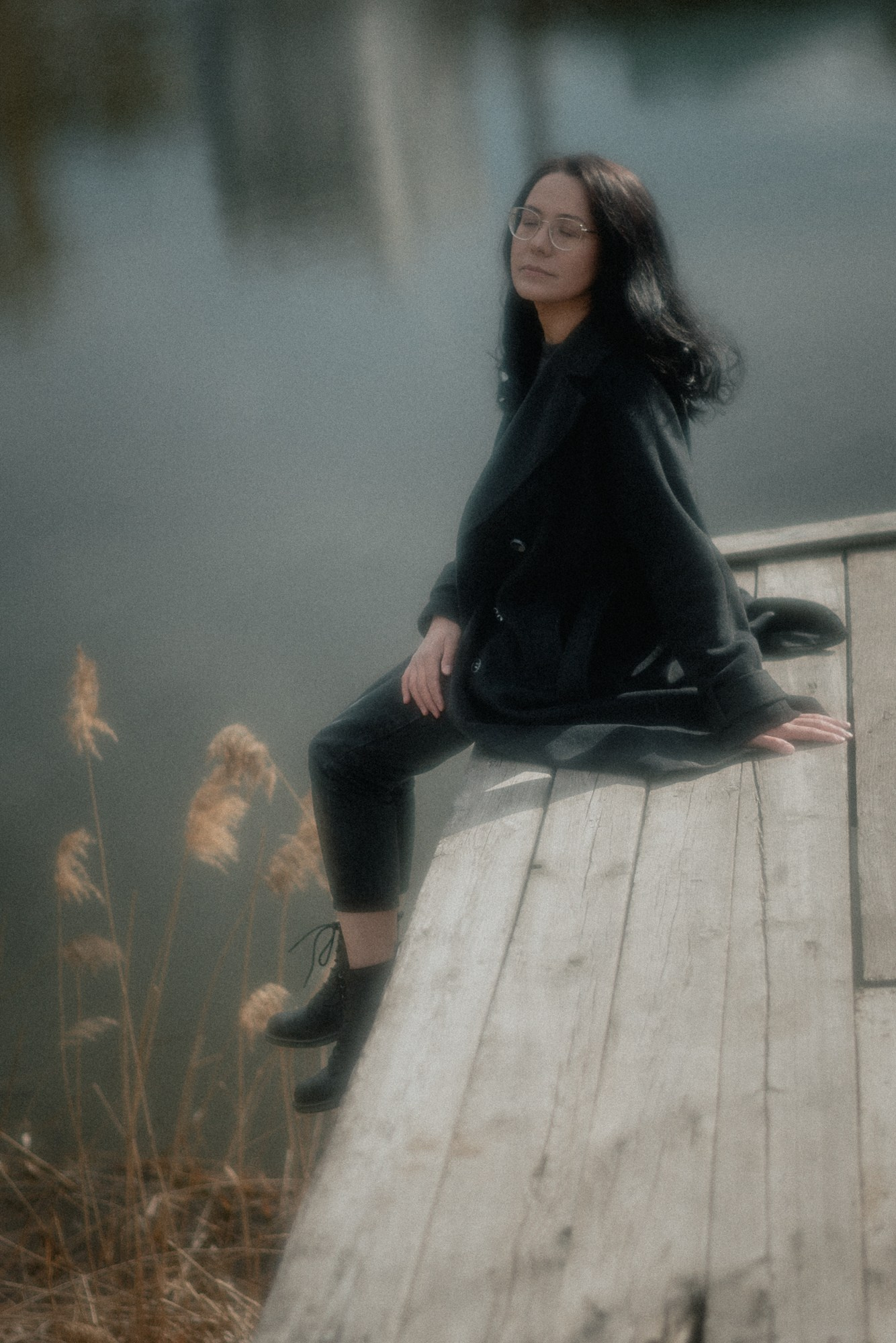 Документальный портрет на природе, лаконичный образ