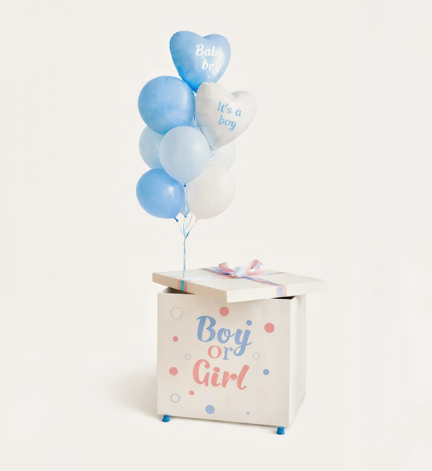 Gender balloons. Balloons and decorations in Serbia. Delivery 24/7