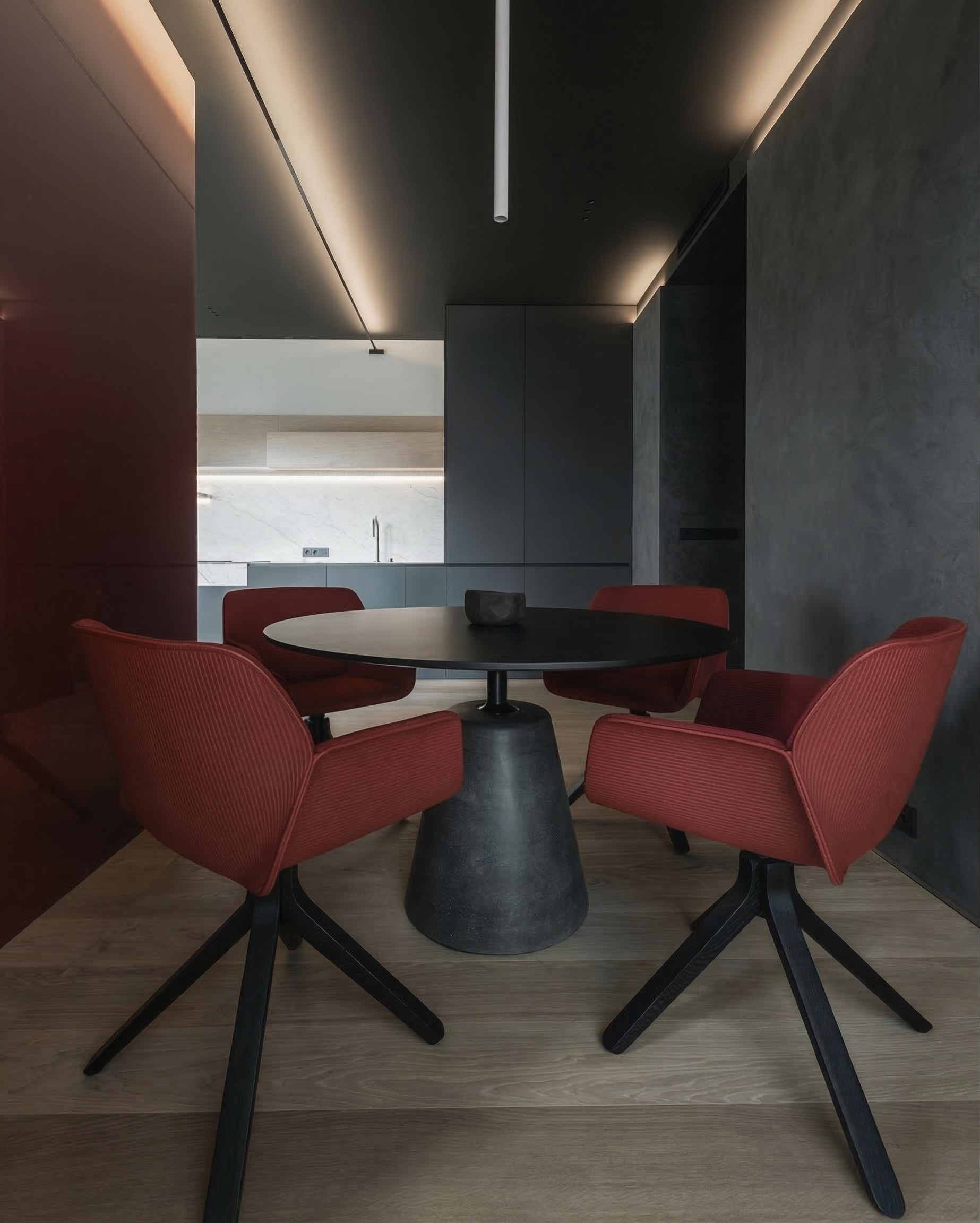 Дизайн квартиры 80 м² в стиле минимализм | Дизайнер Валерия Котович