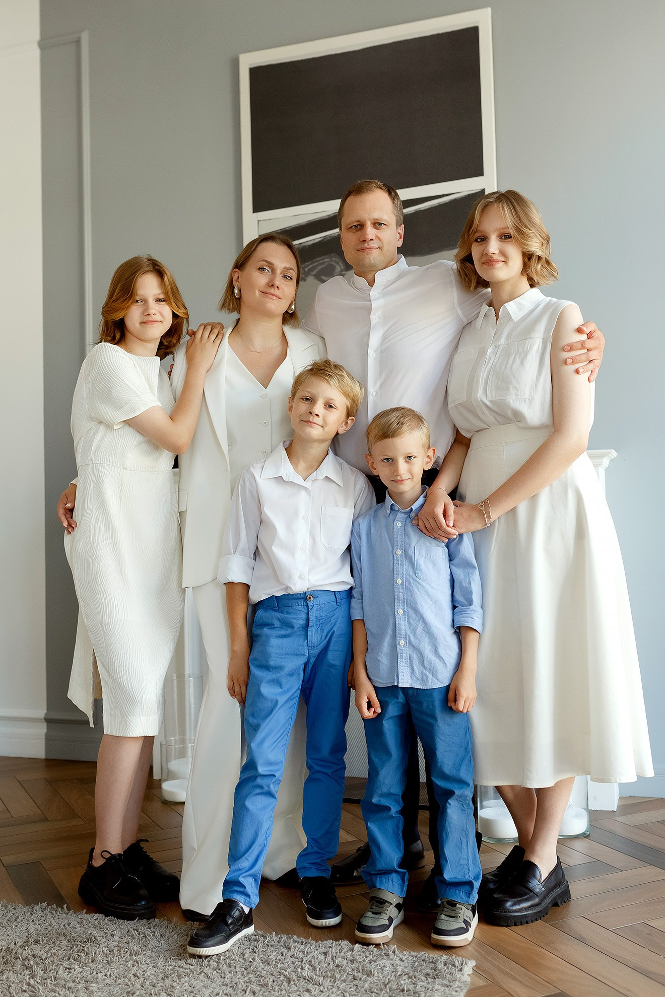 Съёмка большой семьи. Фотограф в Санкт-Петербурге Наталья Макарова