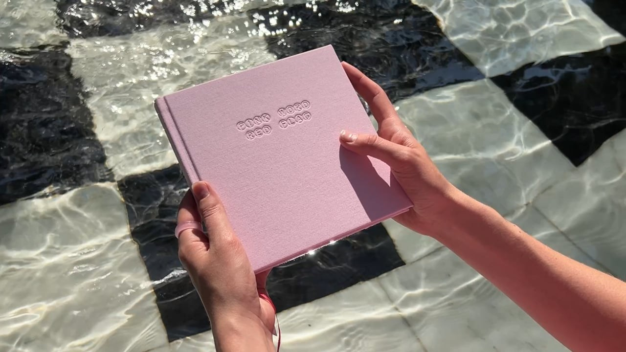 КНИГА ХУДОЖНИКА PINK WORD RED FLAG. Бюро Индульгенции Серафима Бучинская продюсер дизайнер художница СПб