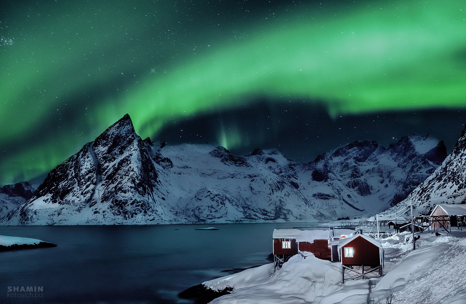 Лофотенские острова — пейзажи, северное сияние и море. Фотограф Константин Шамин. Фотограф Константин Шамин