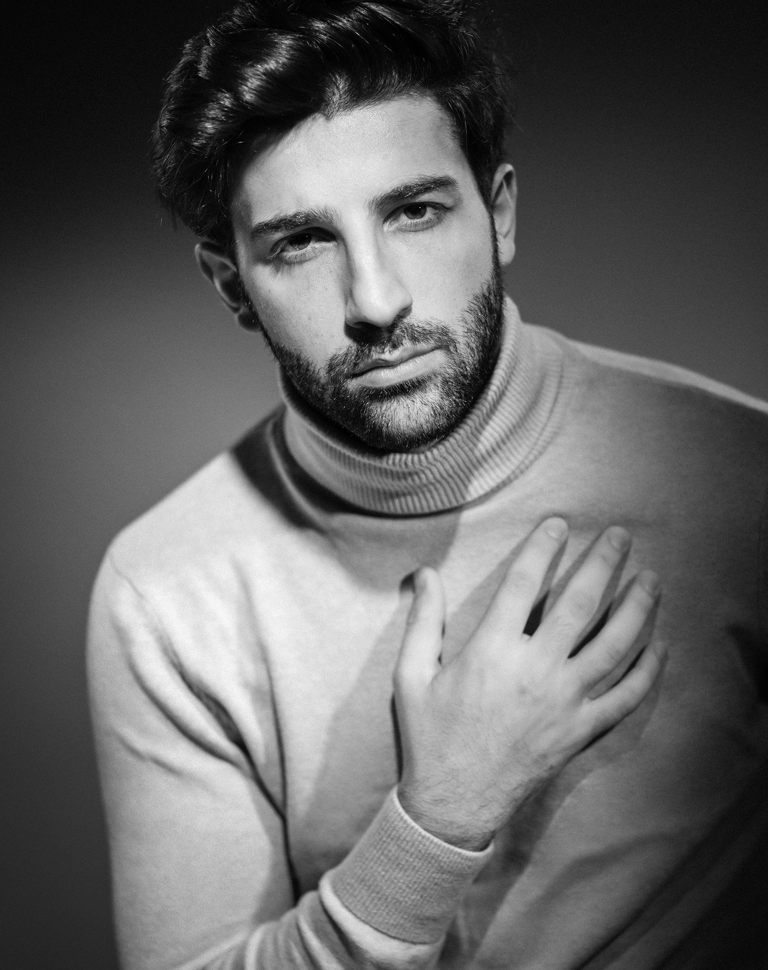 Ваган Сароян - актер. Съемка в стилистике нуар. Фотограф: Андрей Троицкий