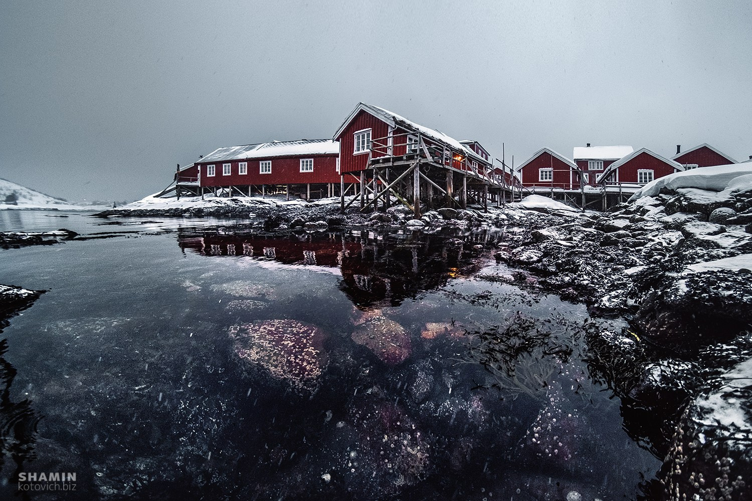 Лофотенские острова — пейзажи, северное сияние и море. Фотограф Константин Шамин. Фотограф Константин Шамин