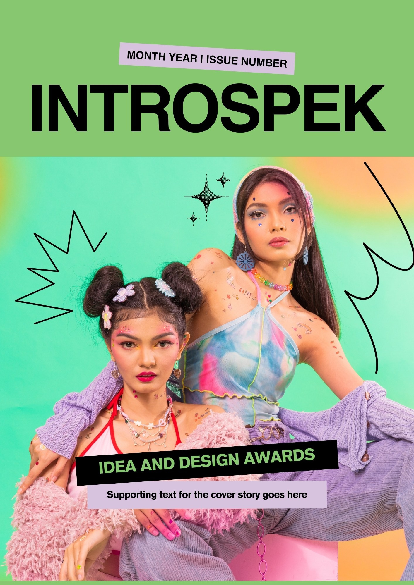 Вертикальный журнал «The Awards Issue»