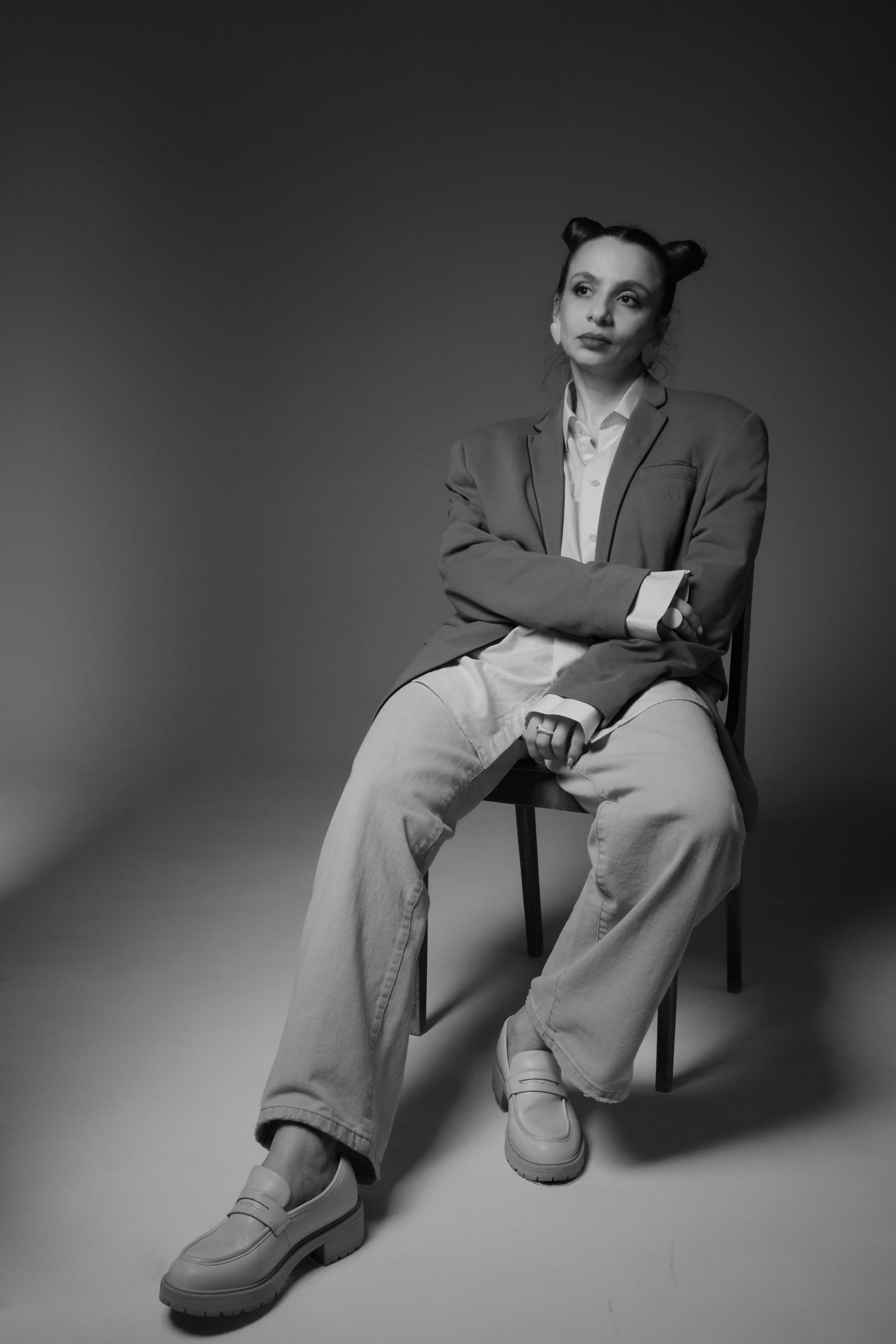 Фотосессия в студии для ведущей