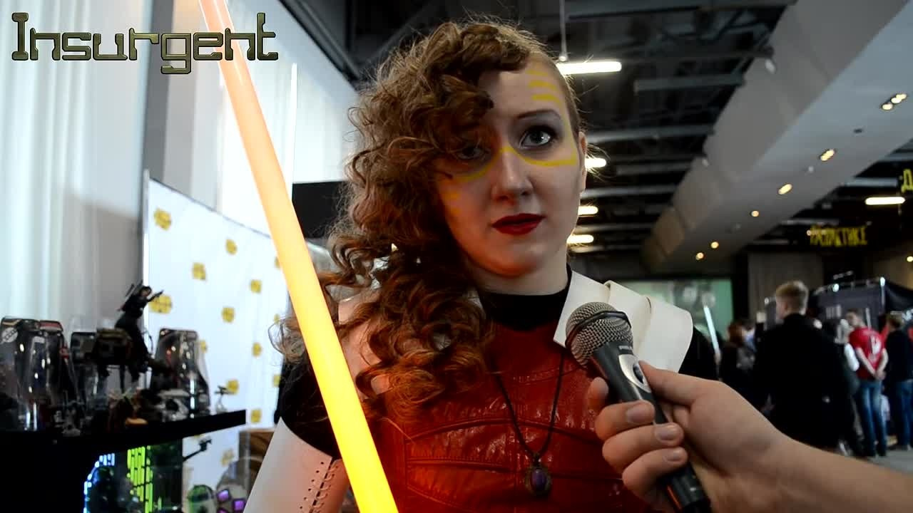 Интервью косплееров по Звёздным войнам на фестивале StarFans