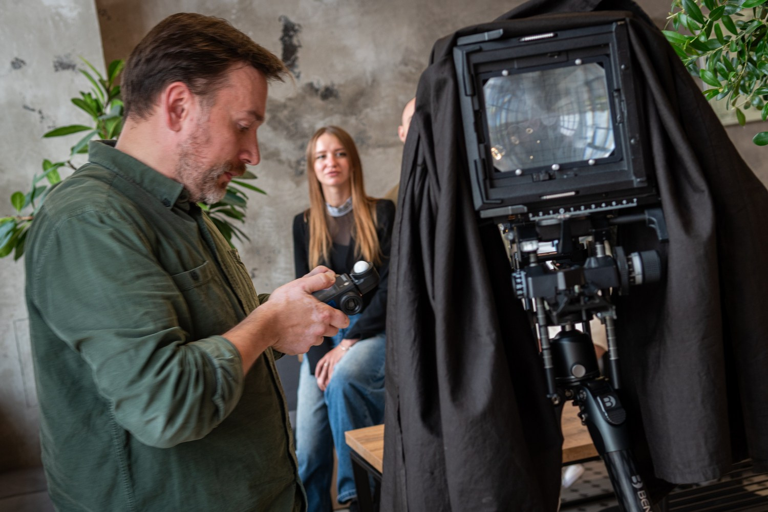 Мастер-класс по съемке камерой большого формата. PHOTO COMMUNITY #SBERTEAM