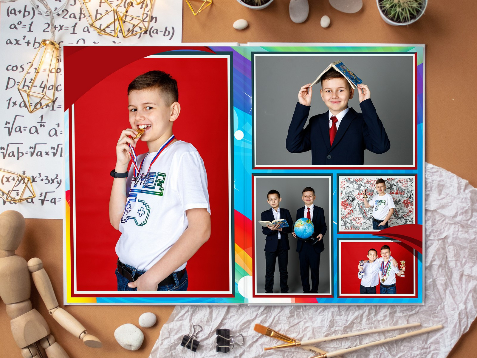 Фотокниги для начальной школы. Фотограф Егор Бархатов