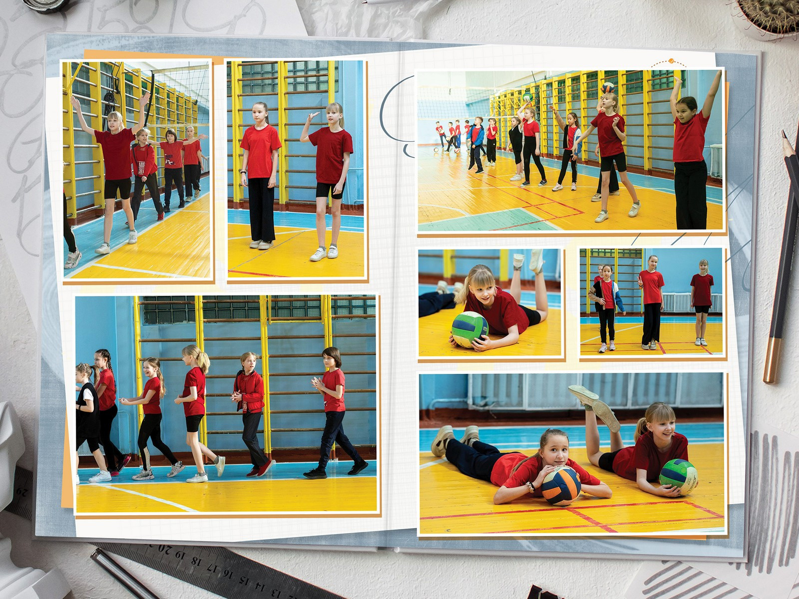 Фотокниги для начальной школы. Фотограф Егор Бархатов