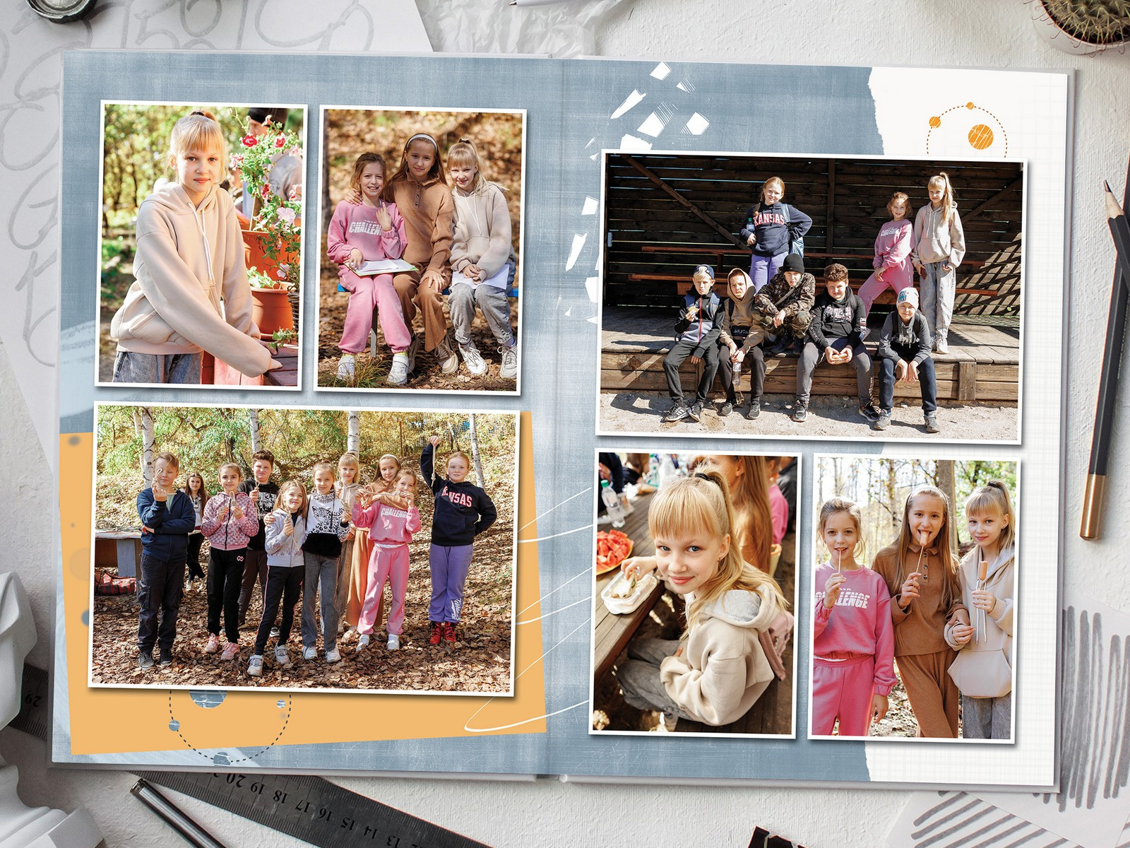 Фотокниги для начальной школы. Фотограф Егор Бархатов