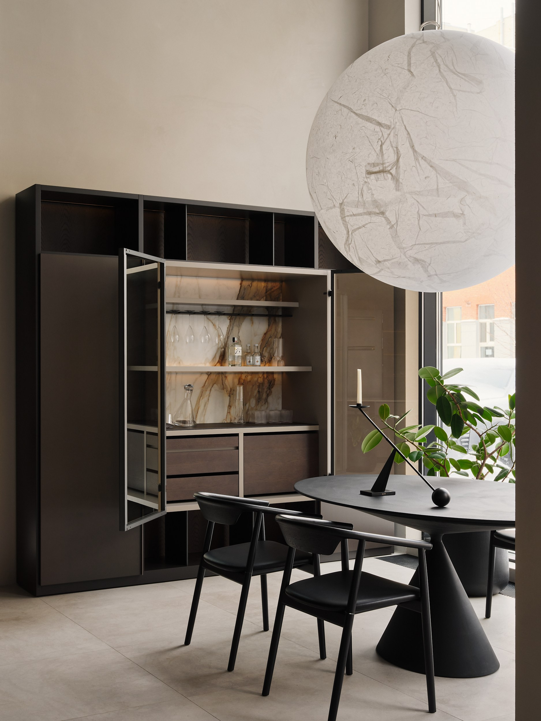 MANU Interior showroom in Saratov Russia designed by QUADRUM STUDIO
