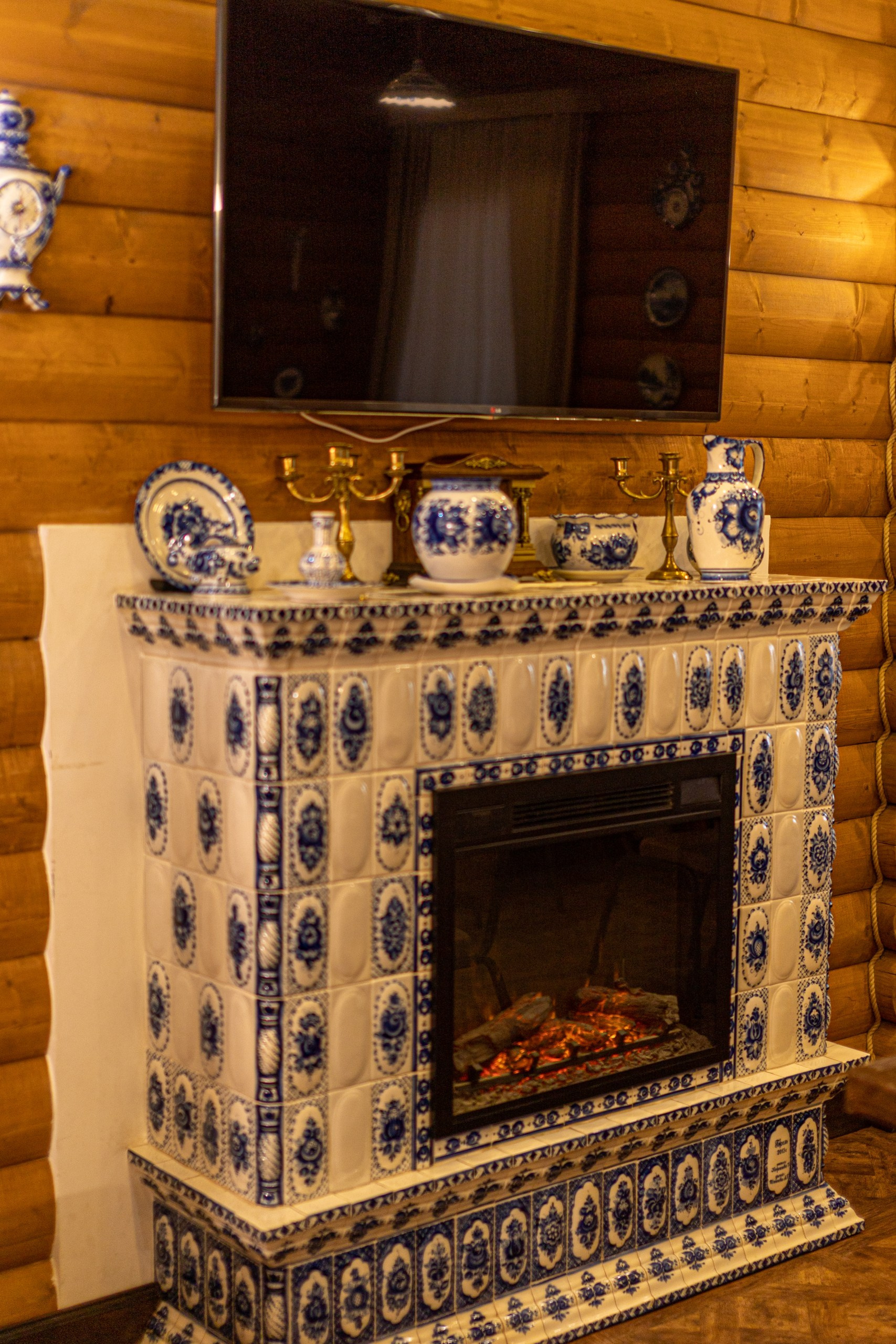 Банкетный зал «Гжель», ресторана «Дача ". Фотограф в Оренбурге. Профессиональный фотограф