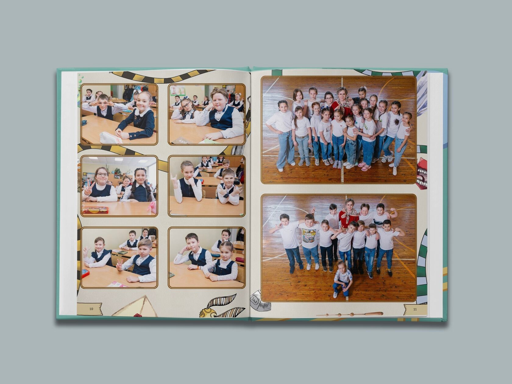 Выпускные альбомы 4 классов. Фотограф Николай Селуков