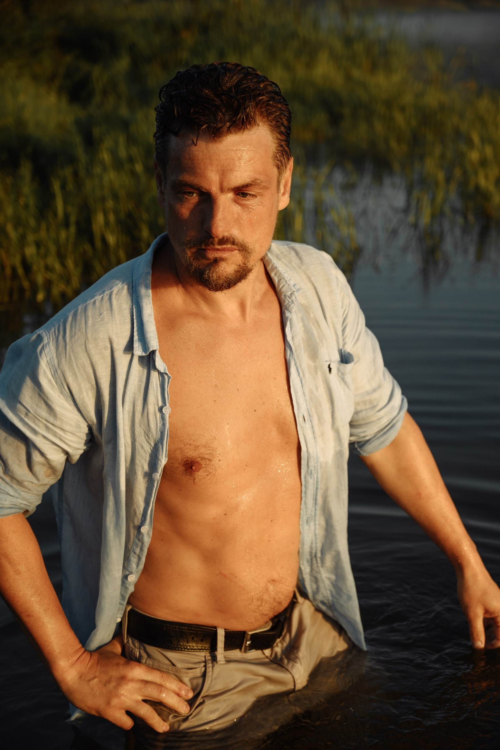 ПШЕНИЧНЫЙ МУЖЧИНА. Внутренний ландшафт. Фотограф в Москве и ближайшем Подмосковье