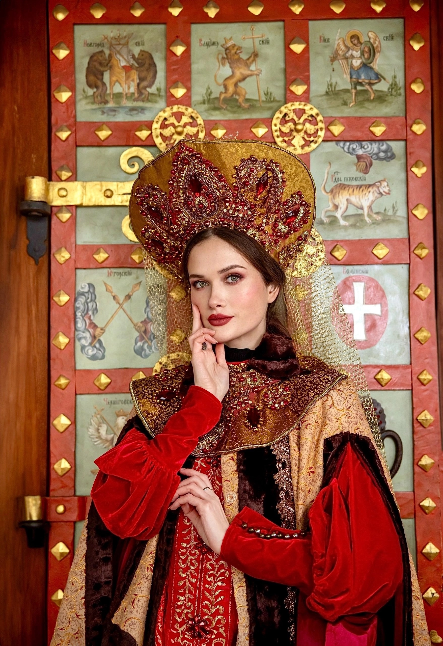 Марфа Васильевна. Русские народные костюмы в Москве