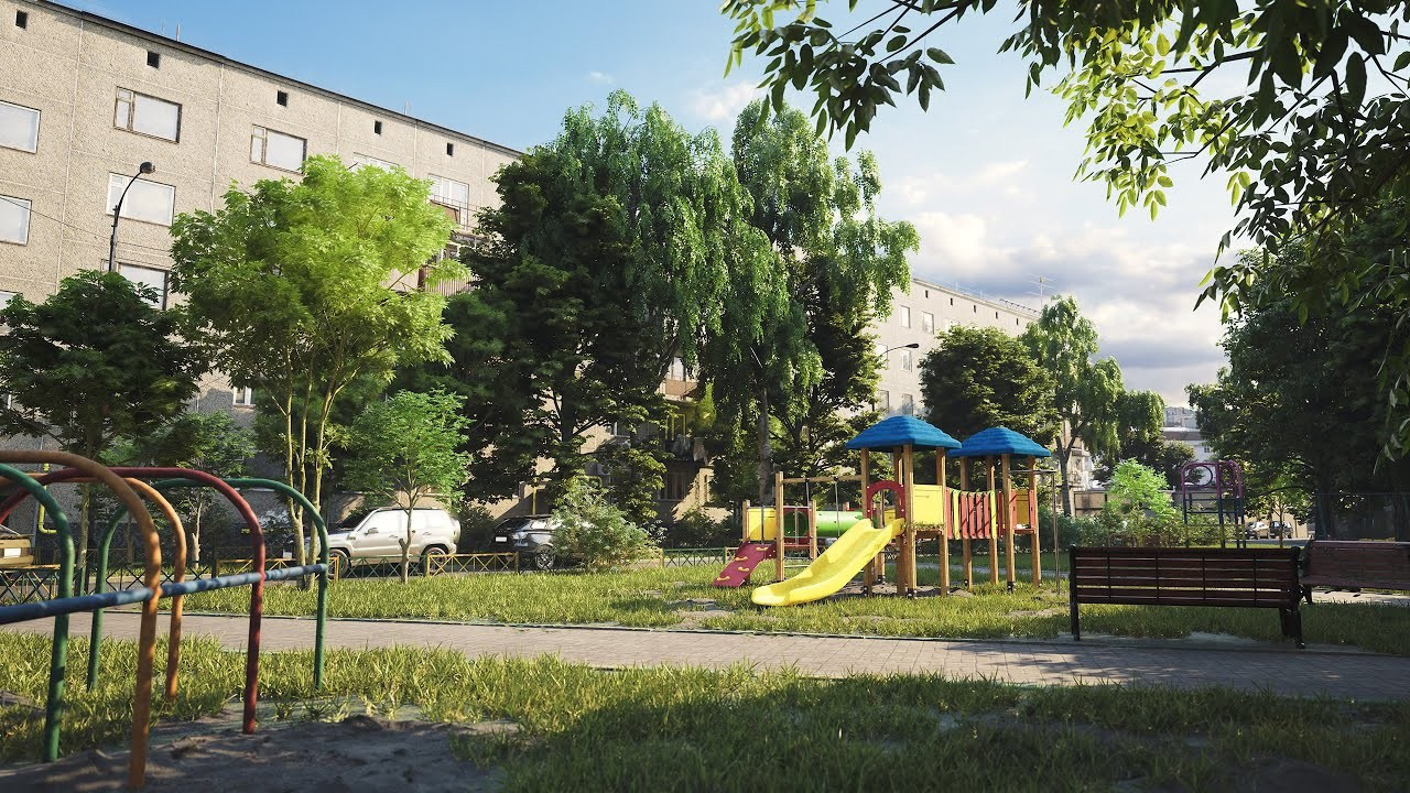 Старый Парк в Нижнем (VR) | 2024. 6/88 Studio — производство графики под ключ на Unreal Engine
