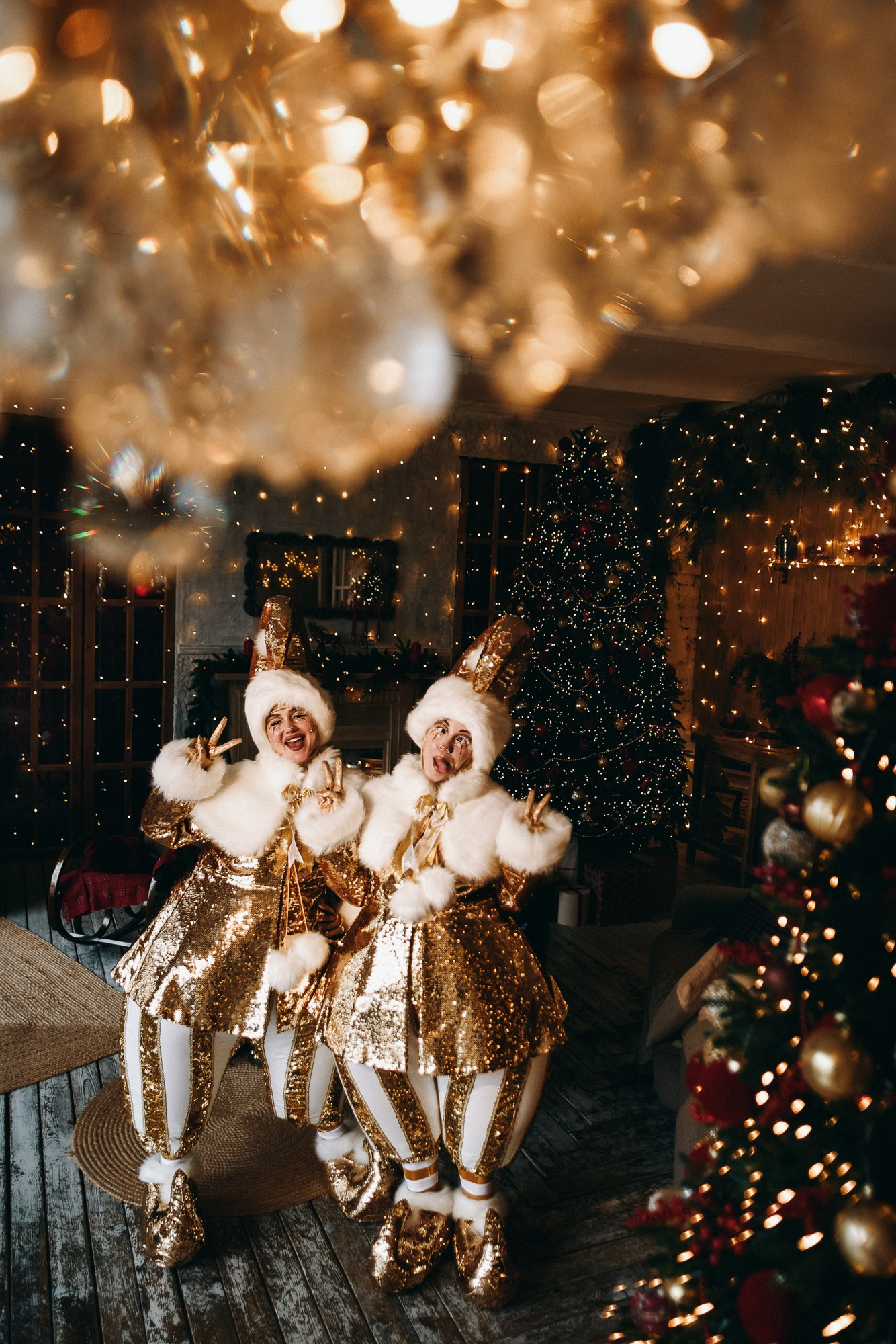 Новогодняя креативная фотосессия в Тюмени | Фотограф Дарья Мустафина. Портретный фотограф Тюмень Дарья Мустафина