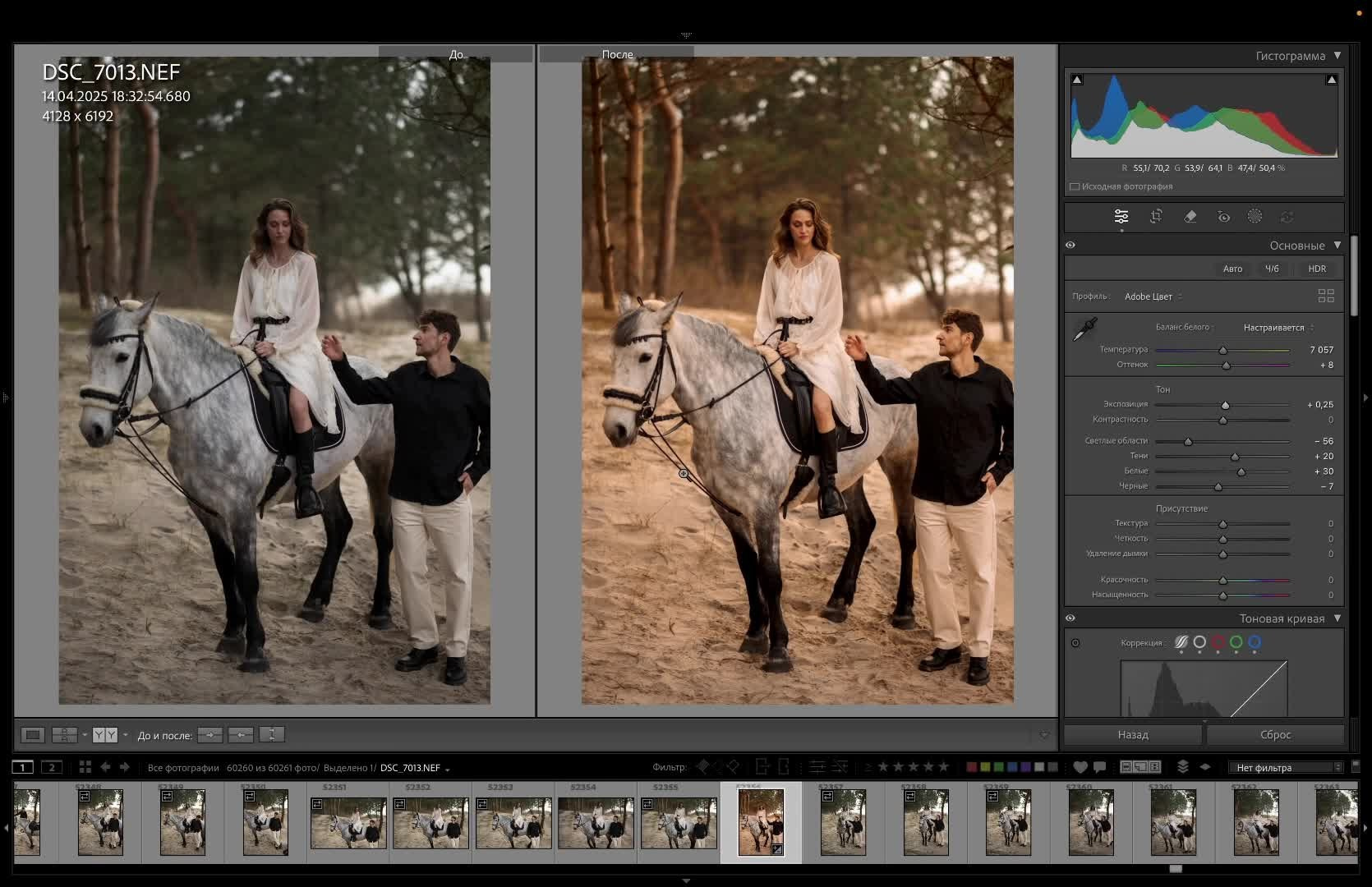 ПРЕСЕТЫ LIGHTROOM 55шт