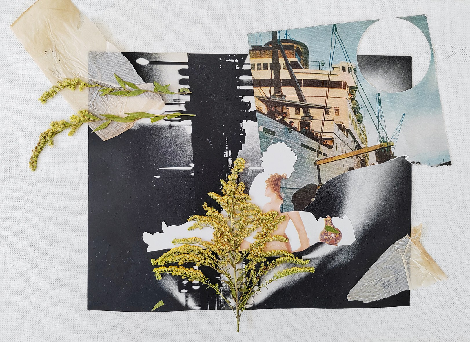 Коллажная практика «Визуальная поэзия» (4 A-S-H). Alya Segova