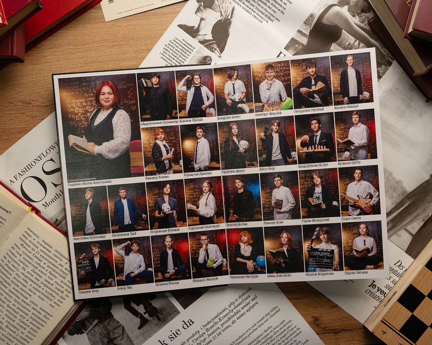 Выпускной альбом для 4 класса на 10 страниц индивидуальный. СИГМА | Студия выпускных альбомов Красноярск