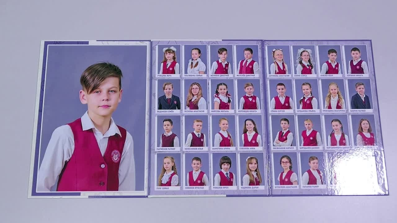 Школьный альбом на выпускной 4 класс. Заказать выпускной альбом 4 класс в Самаре