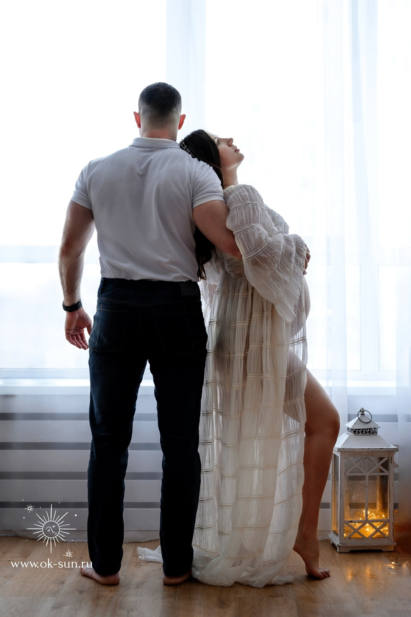 Фотосессия беременности с мужем и ребенком в Москве