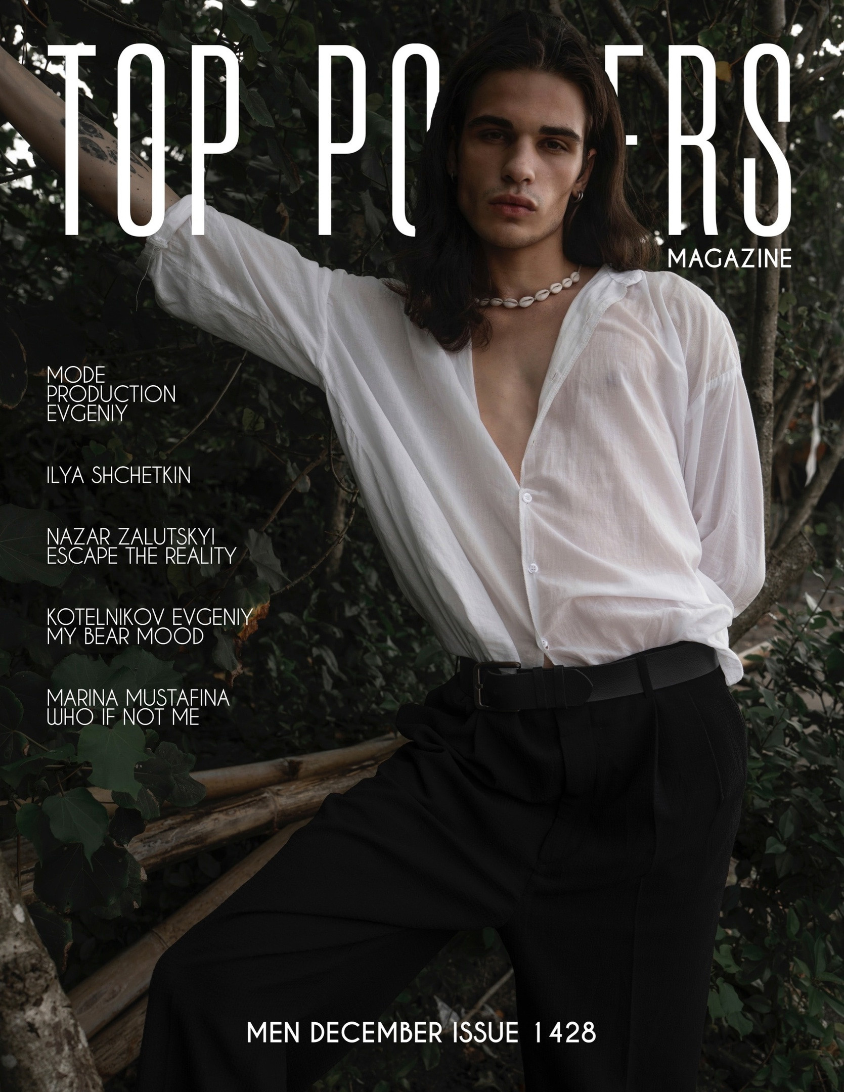 Американский журнал TOP POSTERS MAGAZINE | MEN DECEMBER (Vol 1428). Портретный фотограф Анна Мерзлякова