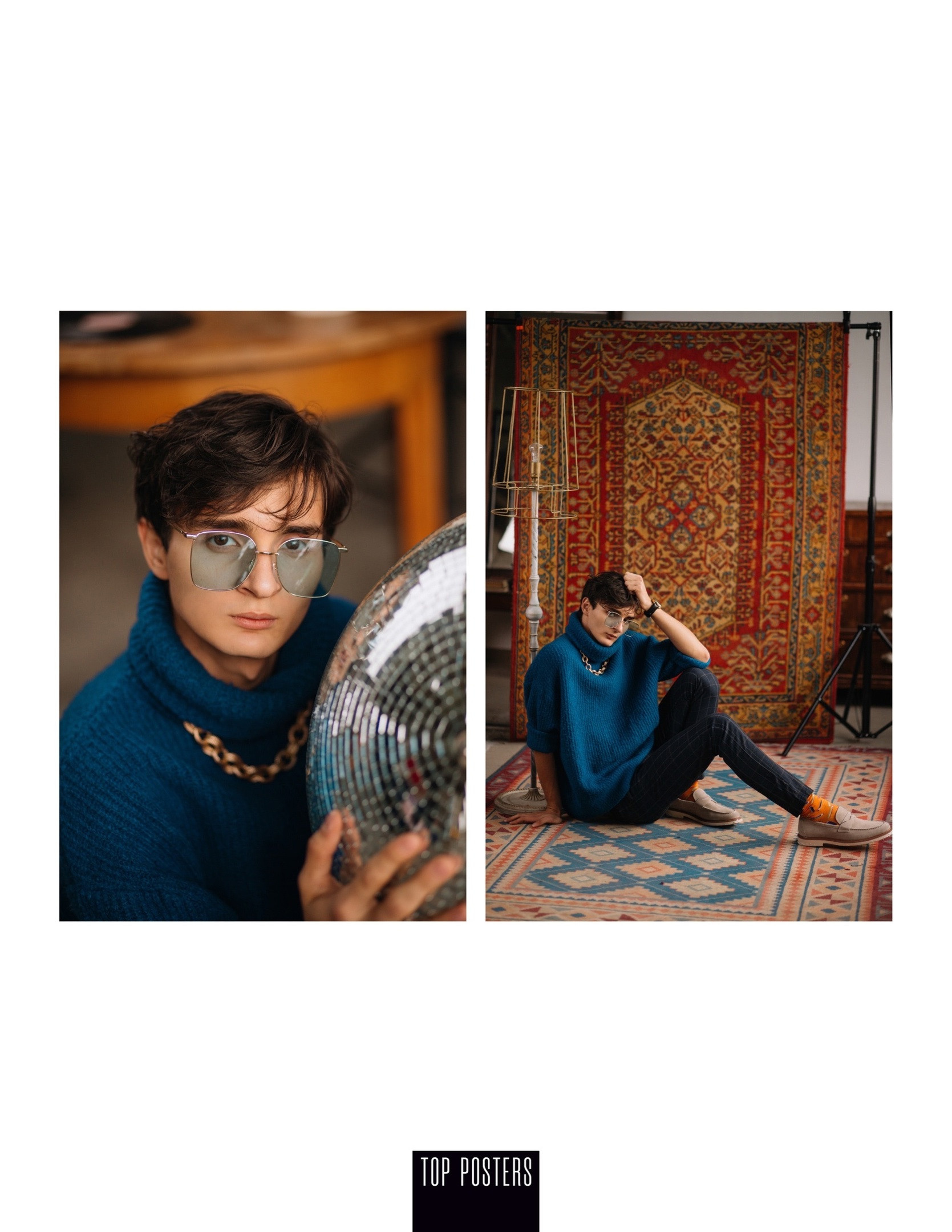 Американский журнал TOP POSTERS MAGAZINE | MEN DECEMBER (Vol 1428). Портретный фотограф Анна Мерзлякова