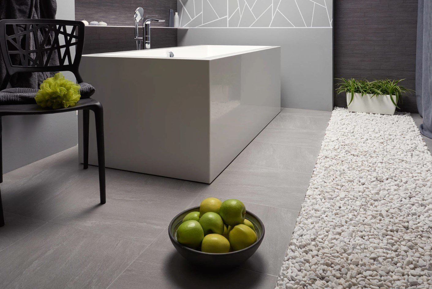 профессиональная предметно-интерьерная съёмка современной ванной комнаты