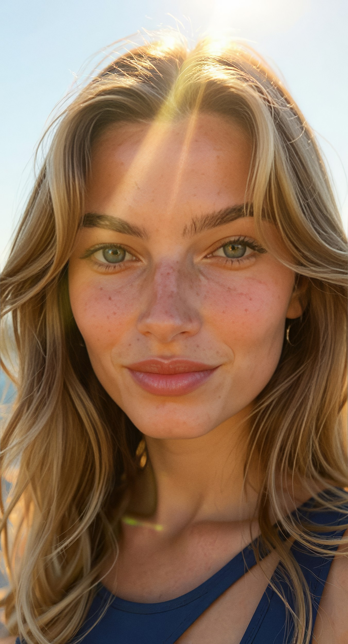 Портрет девушки сгенерированный в ИИ