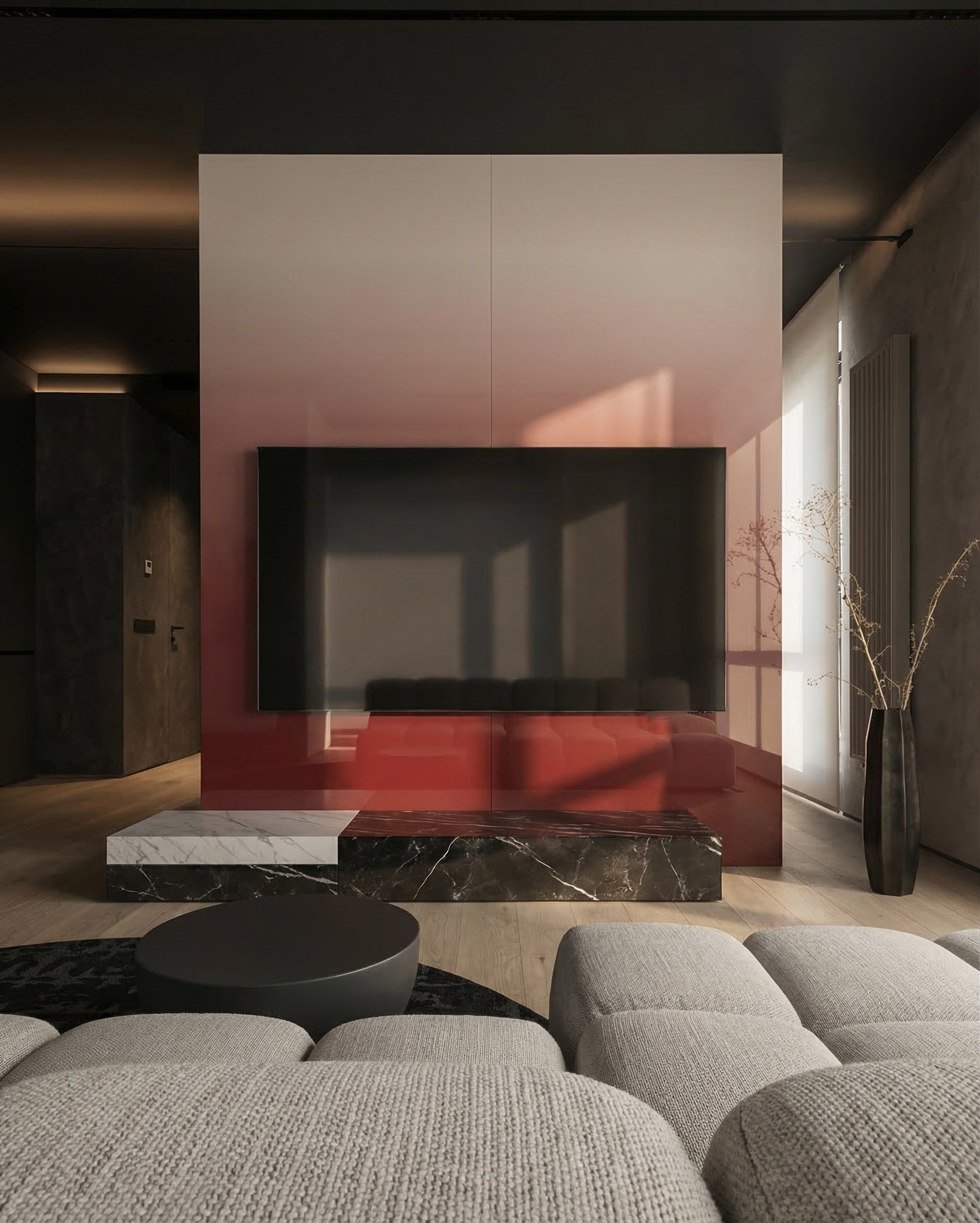 Дизайн квартиры 80 м² в стиле минимализм | Дизайнер Валерия Котович