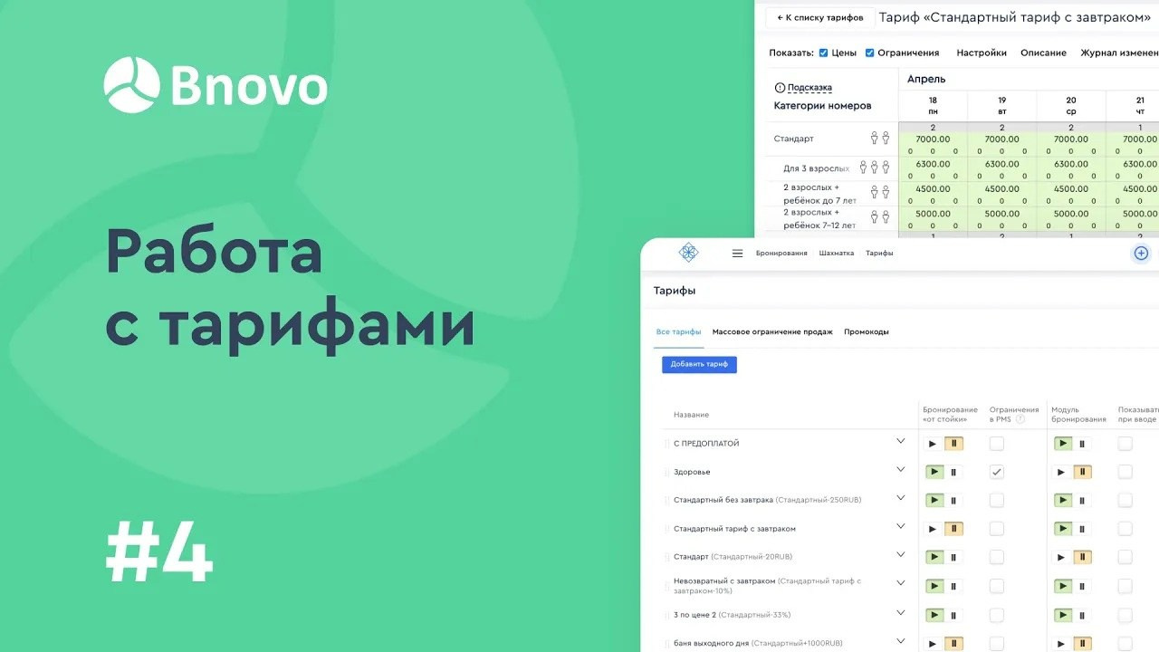 Видео-уроки по сервису бронирования Bnovo — смотреть видеоуроки в блоге