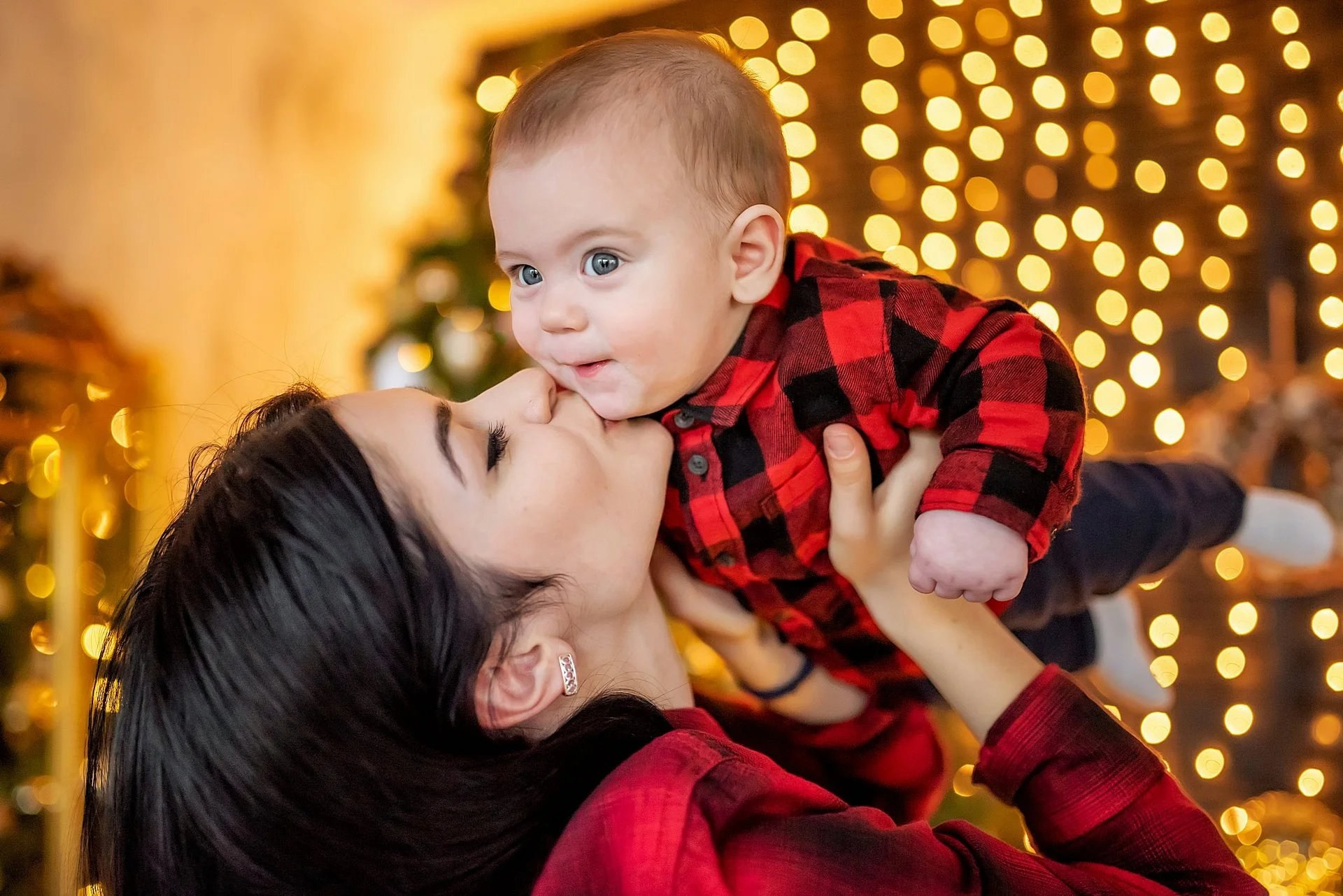 Новогодняя фотосессия для беременных в Ростове на Дону