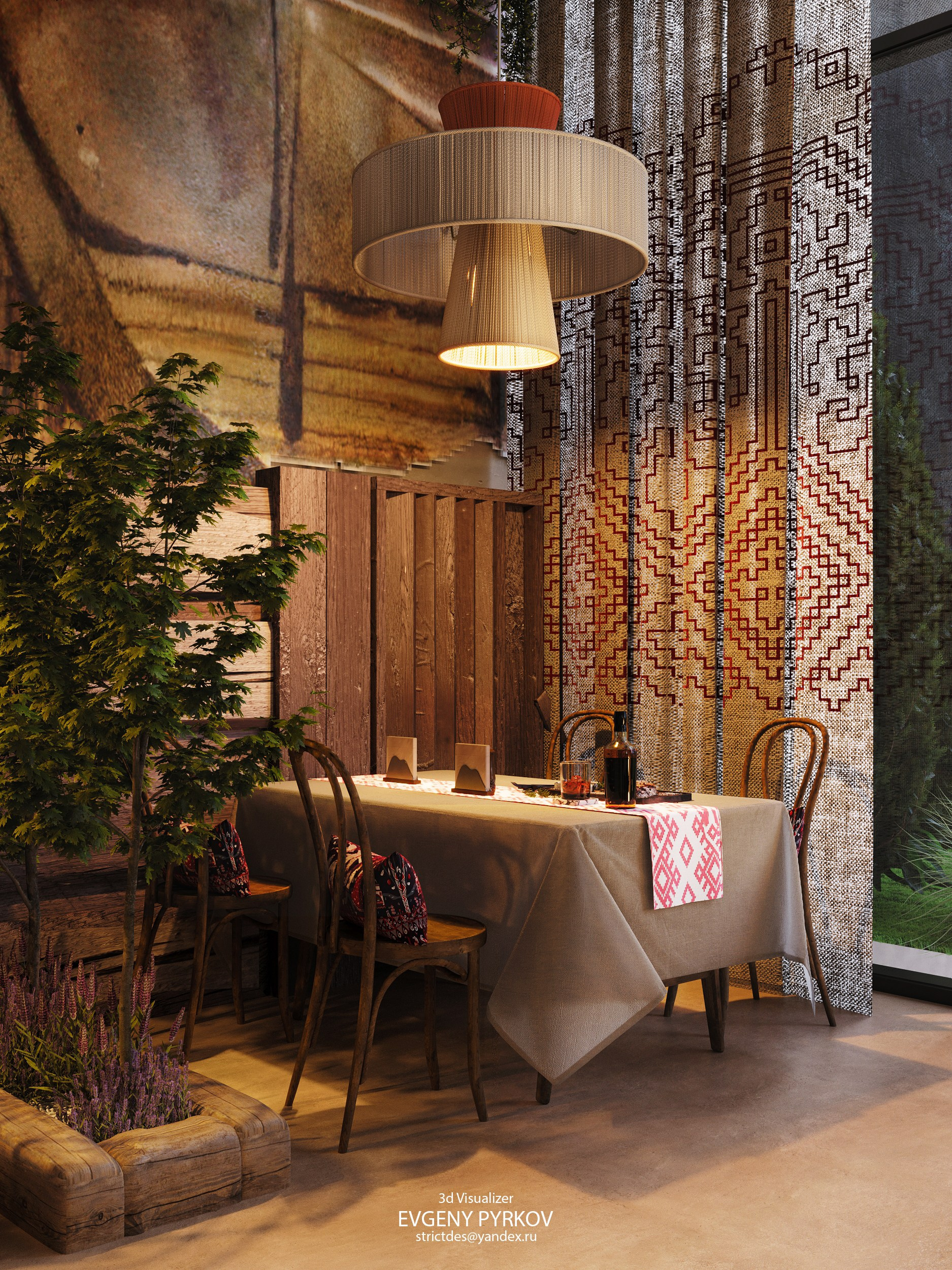 Банный комплекс " Зелёный Бор». Екатеринбург. Клиент Городище. Евгений Пырков — 3d визуализатор интерьеров и экстерьеров России