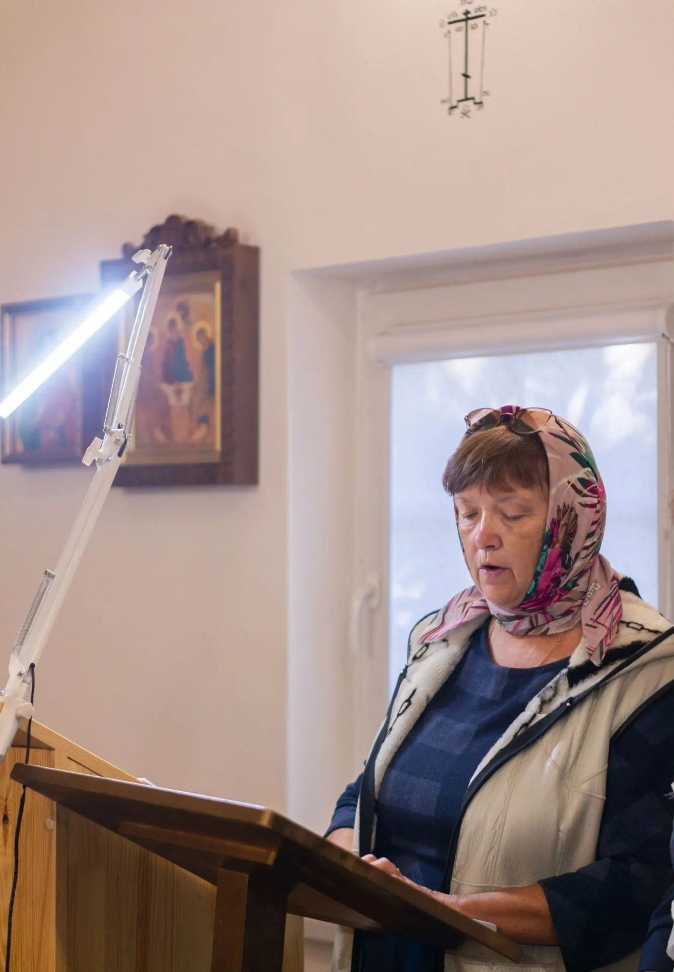 Божественная Литургия в храме в честь иконы Божией Матери «Взыскание погибших». Георгиевское благочиние